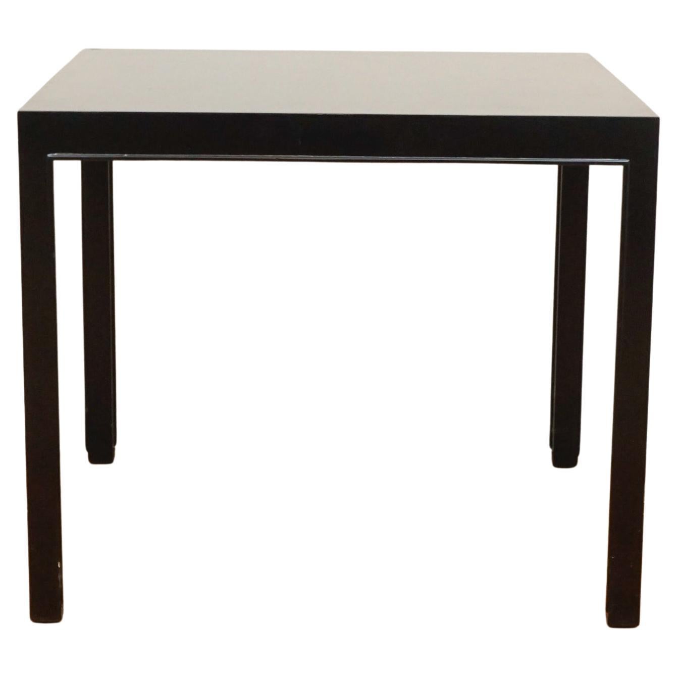 Dunbar Lacquered Square Side Table For Sale