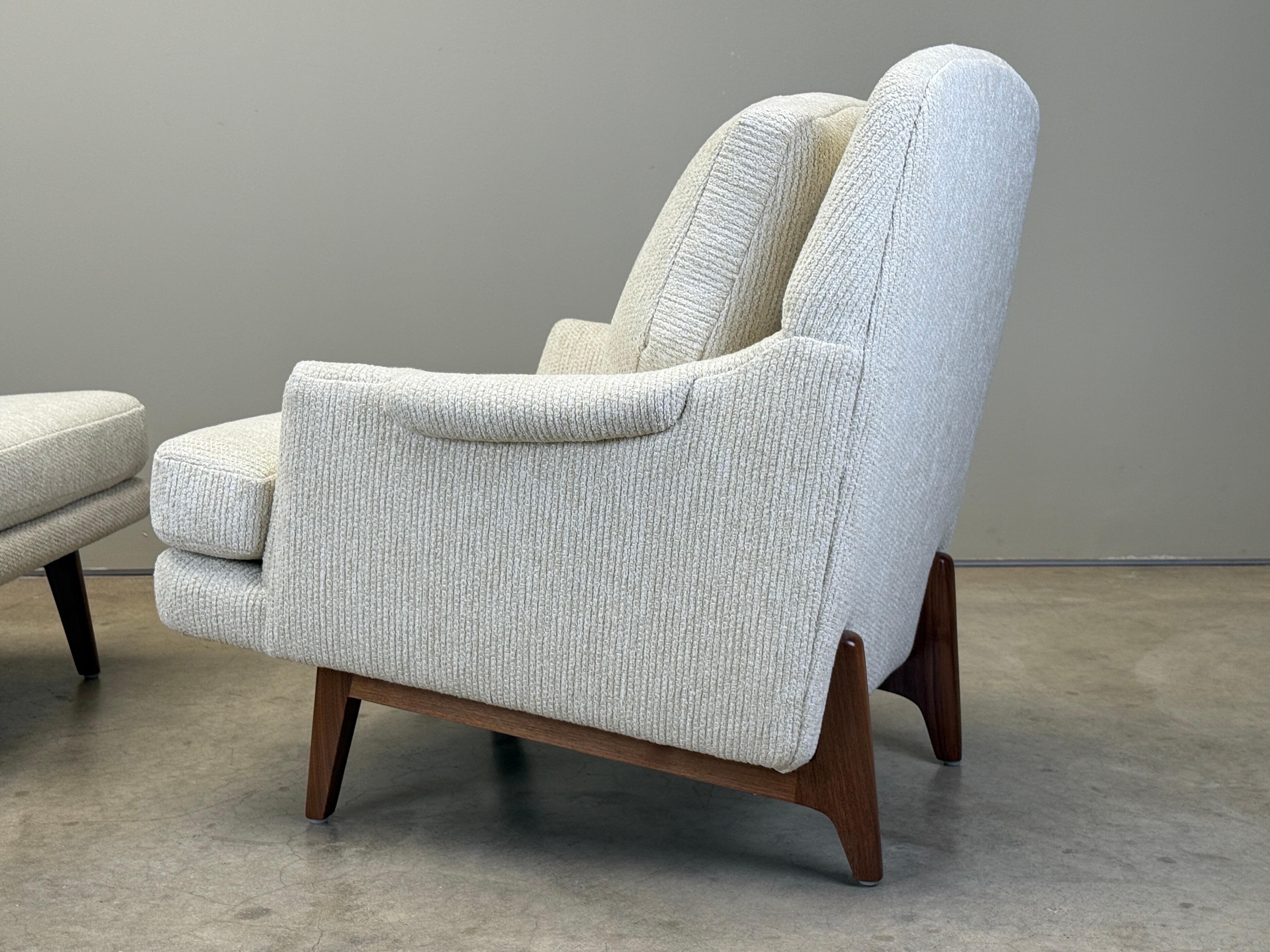 Chaise longue et pouf Dunbar en vente 5