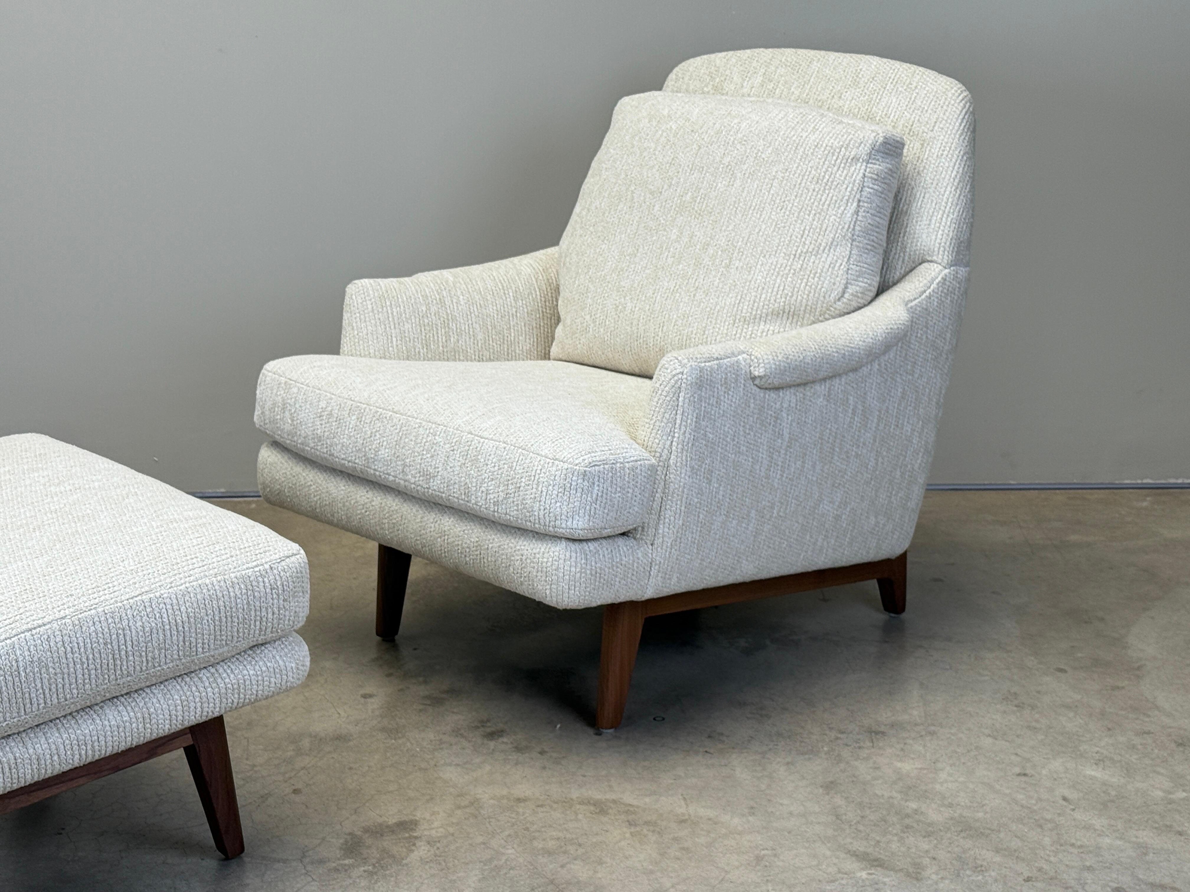 Chaise longue et pouf Dunbar en vente 12