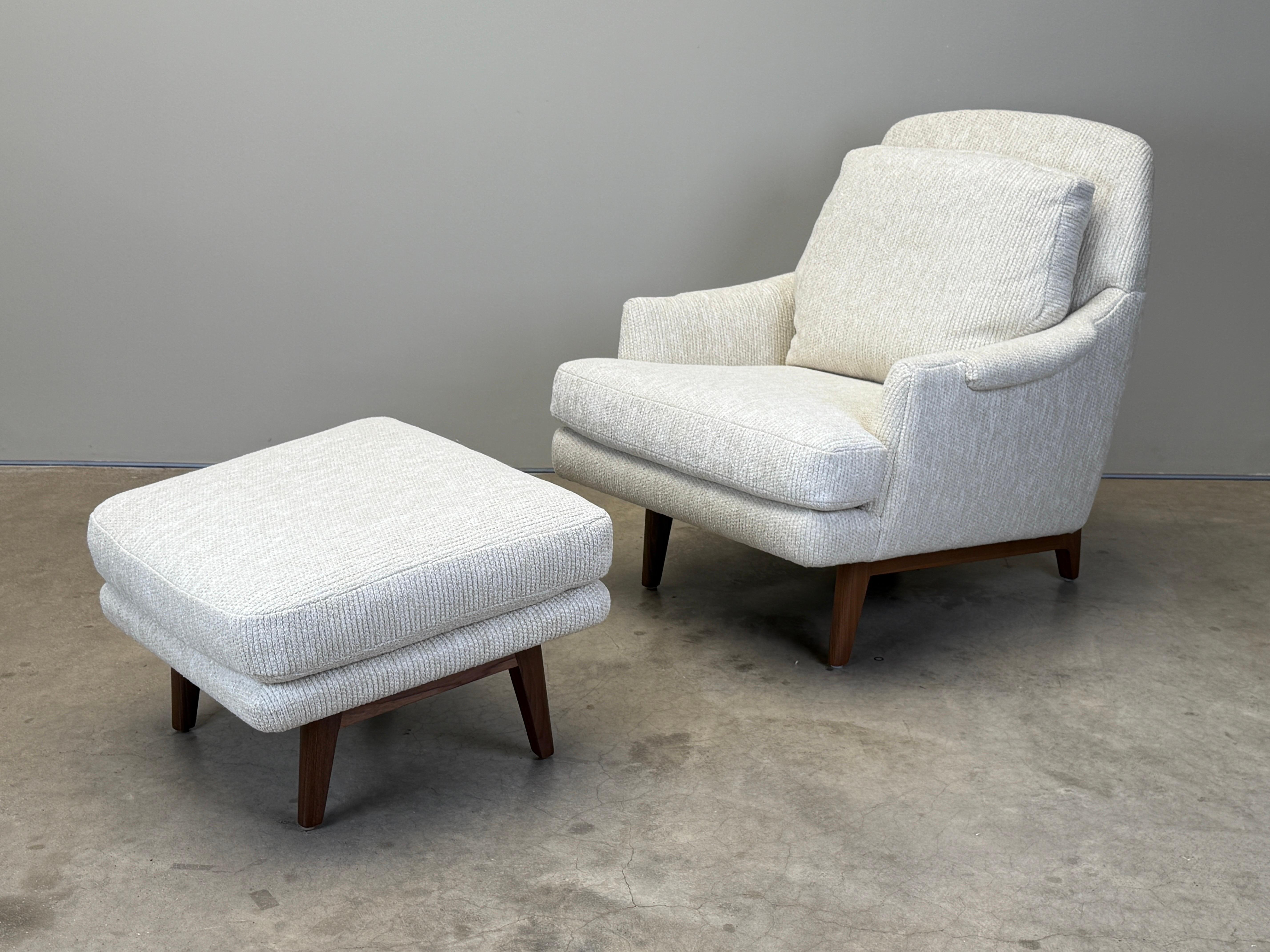 Chaise longue et pouf Dunbar en vente 13
