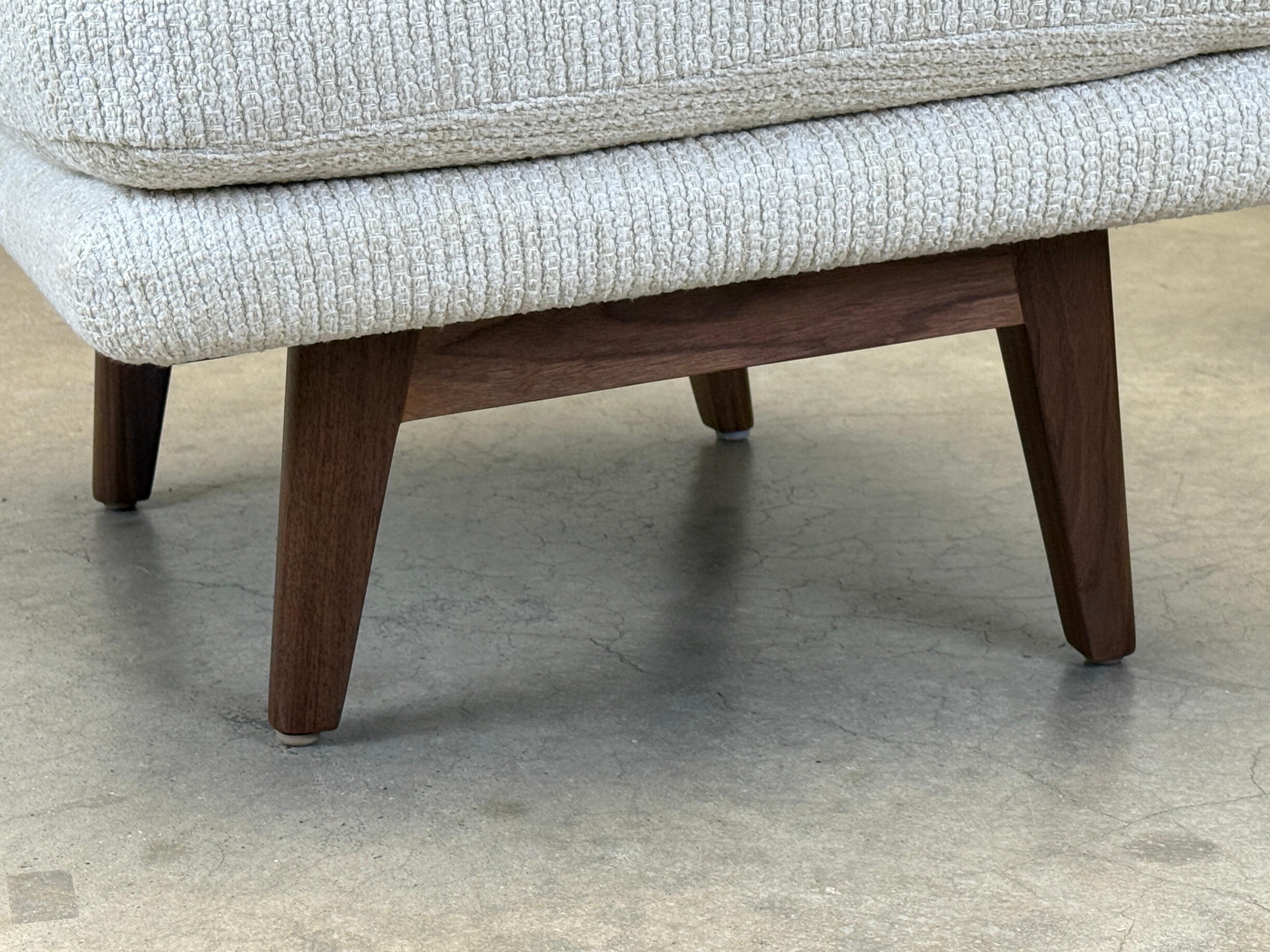 Chaise longue et pouf Dunbar en vente 14