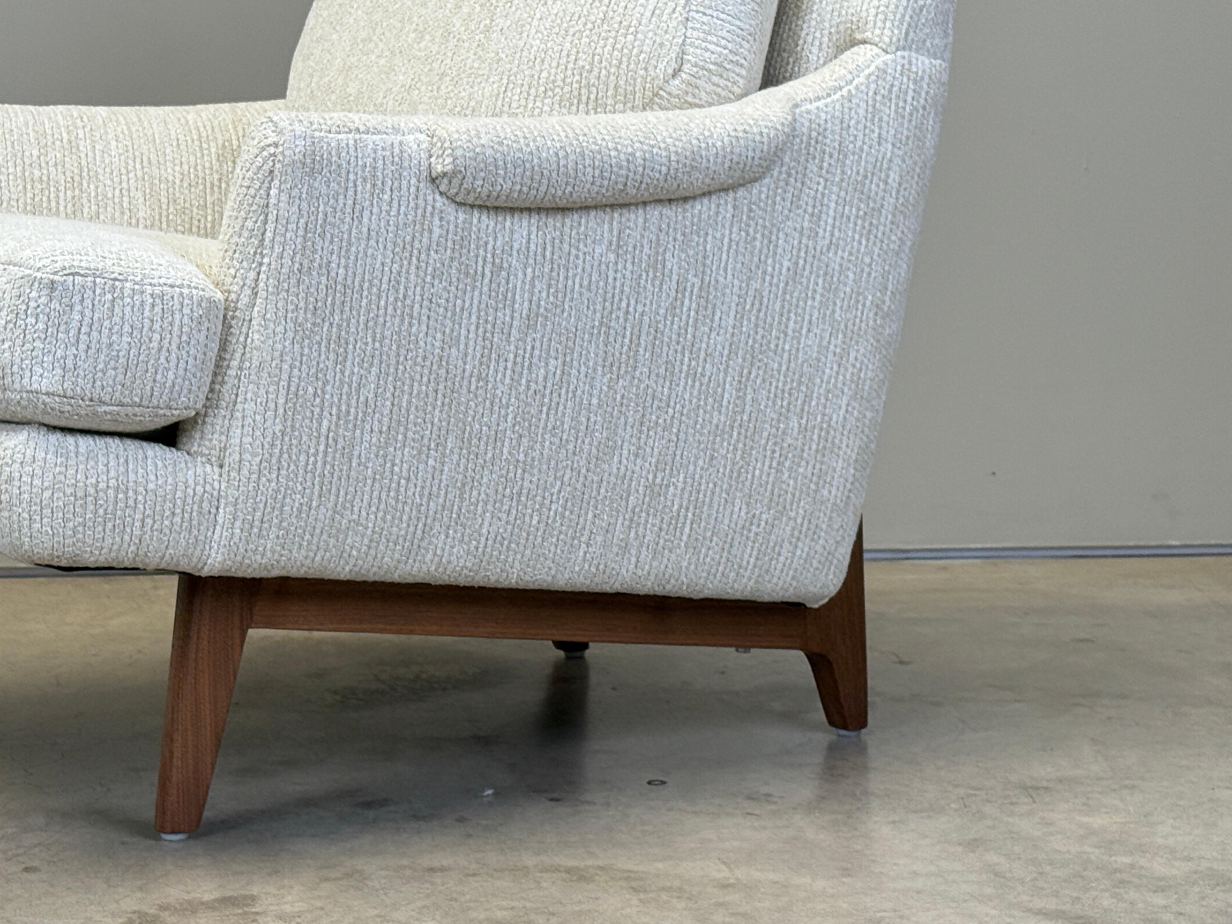 Chaise longue et pouf Dunbar Bon état - En vente à Dallas, TX