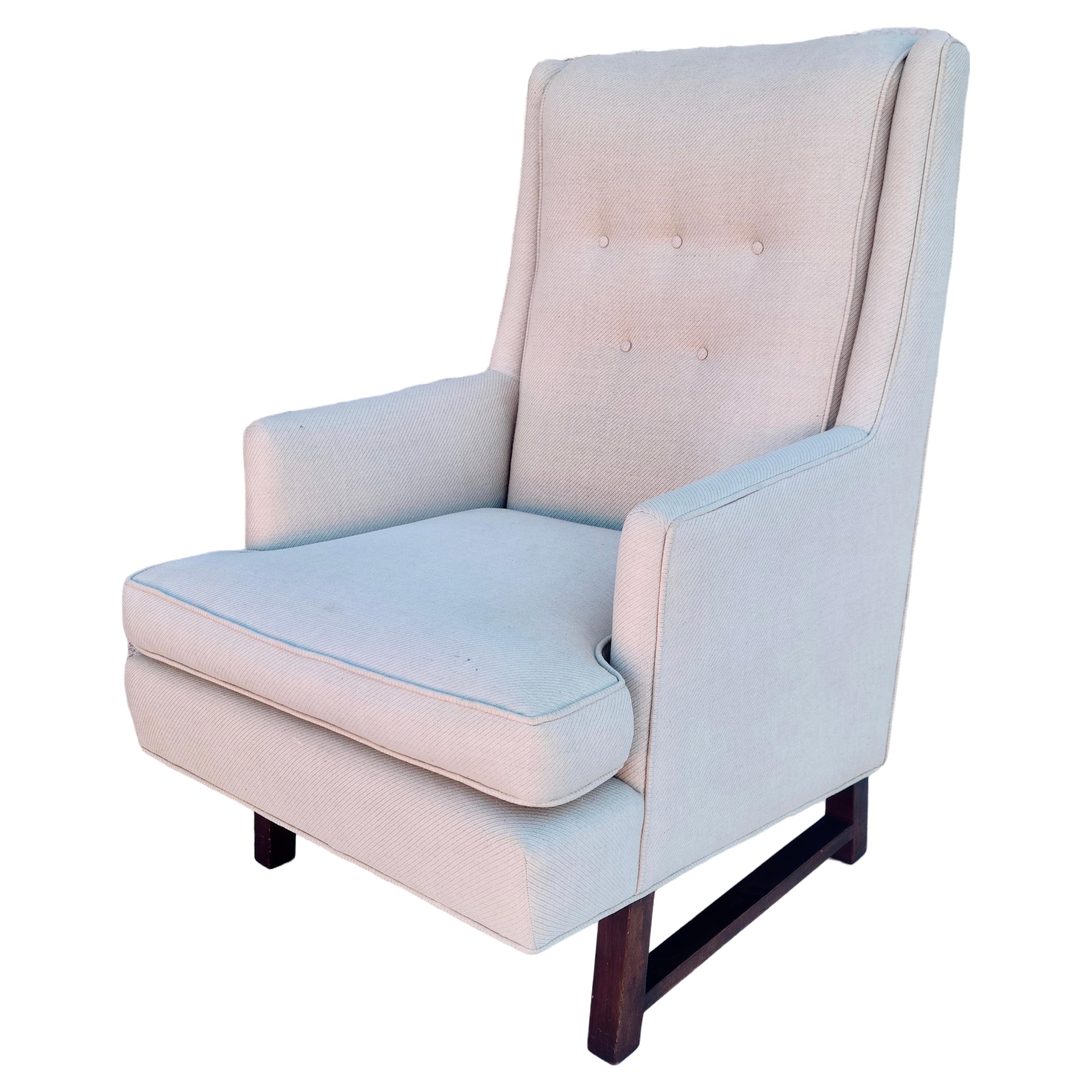 Mid Century Modern Lounge Chair.
Designed by Edward Wormley for Dunbar.