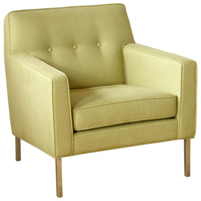 Dunbar Lounge Chair with Custom Legs Designed by Jane Graham
