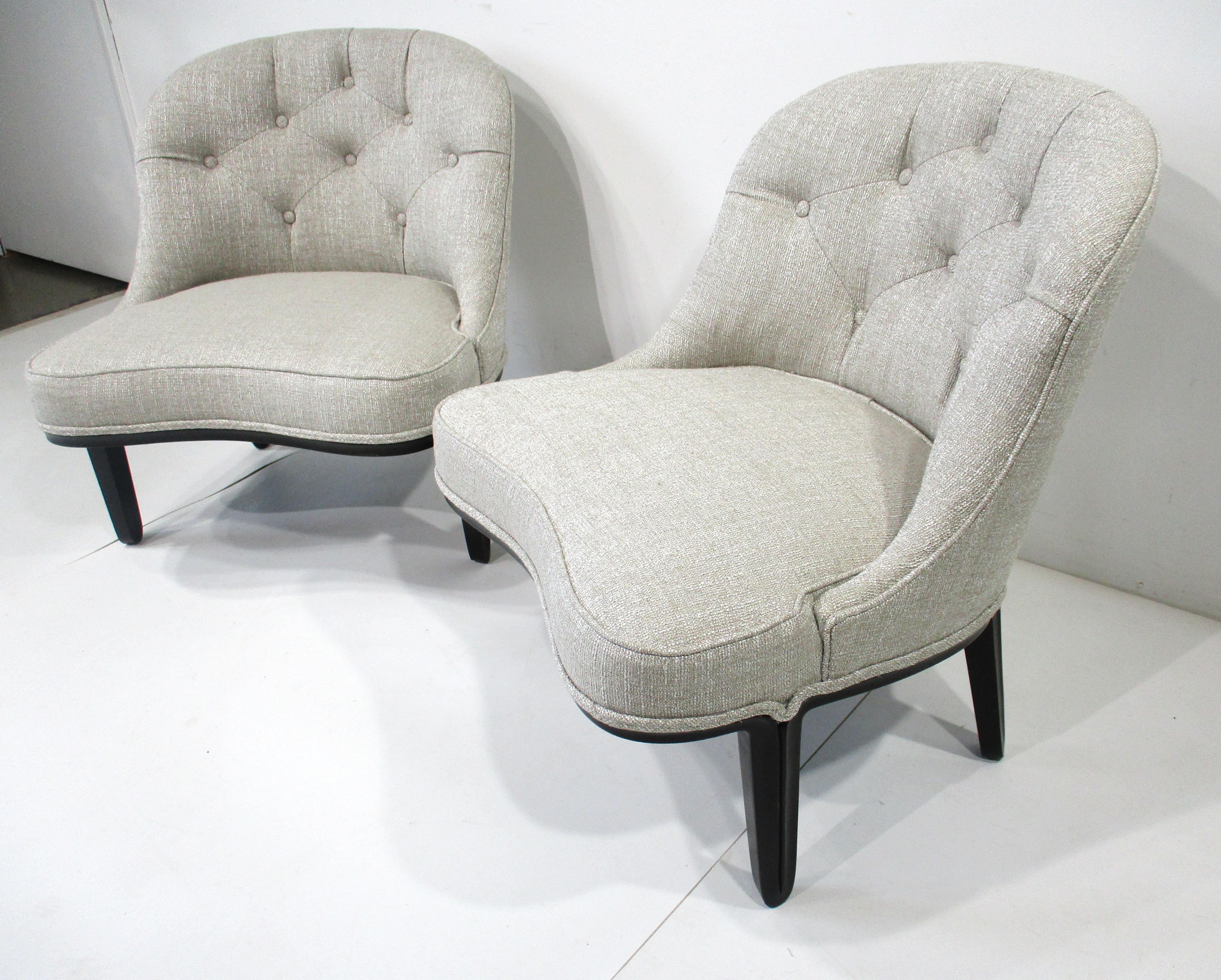 Dunbar Lounge Chairs by Edward Wormley for the Janus Collection 3