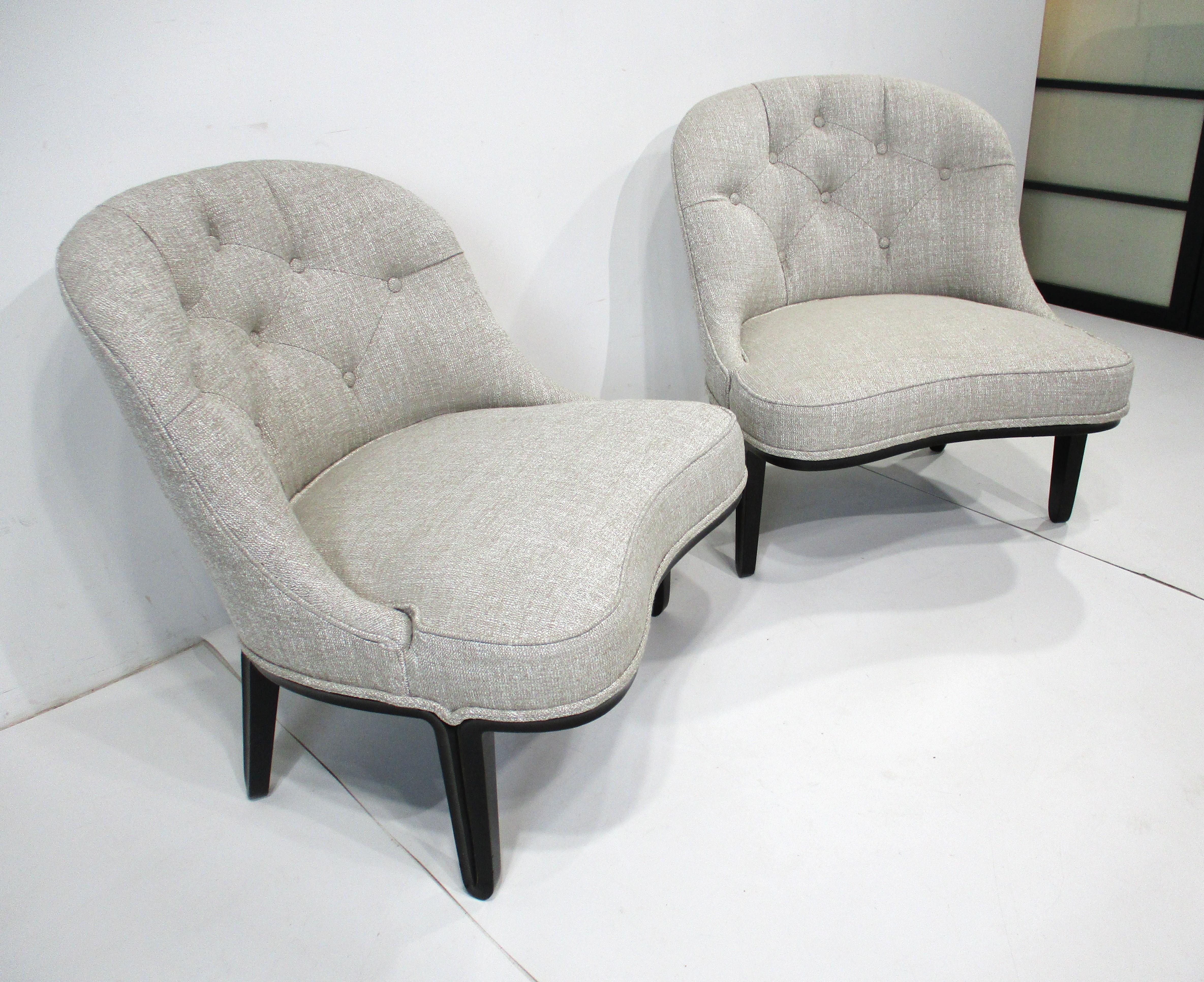 Dunbar Lounge Chairs by Edward Wormley for the Janus Collection 4
