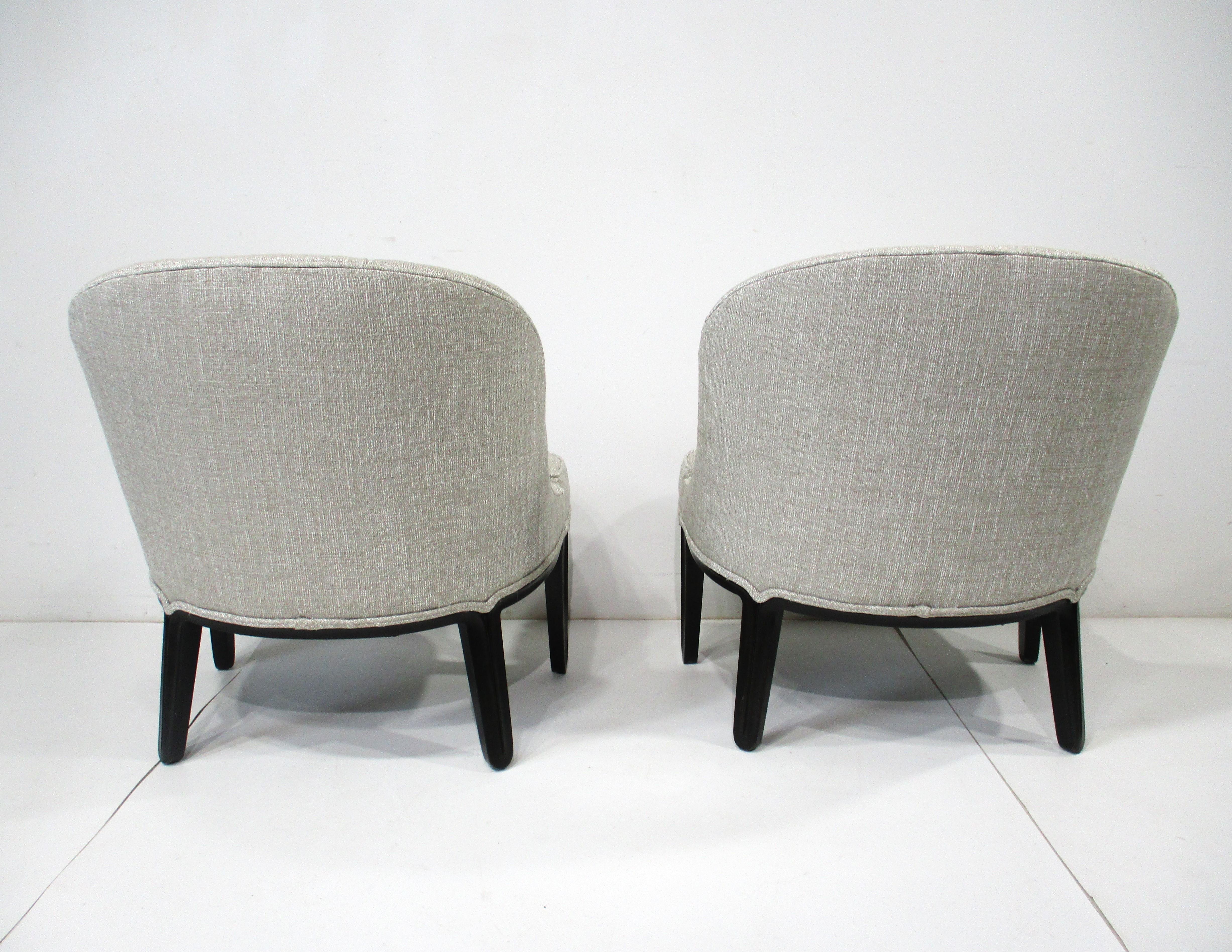 American Dunbar Lounge Chairs by Edward Wormley for the Janus Collection
