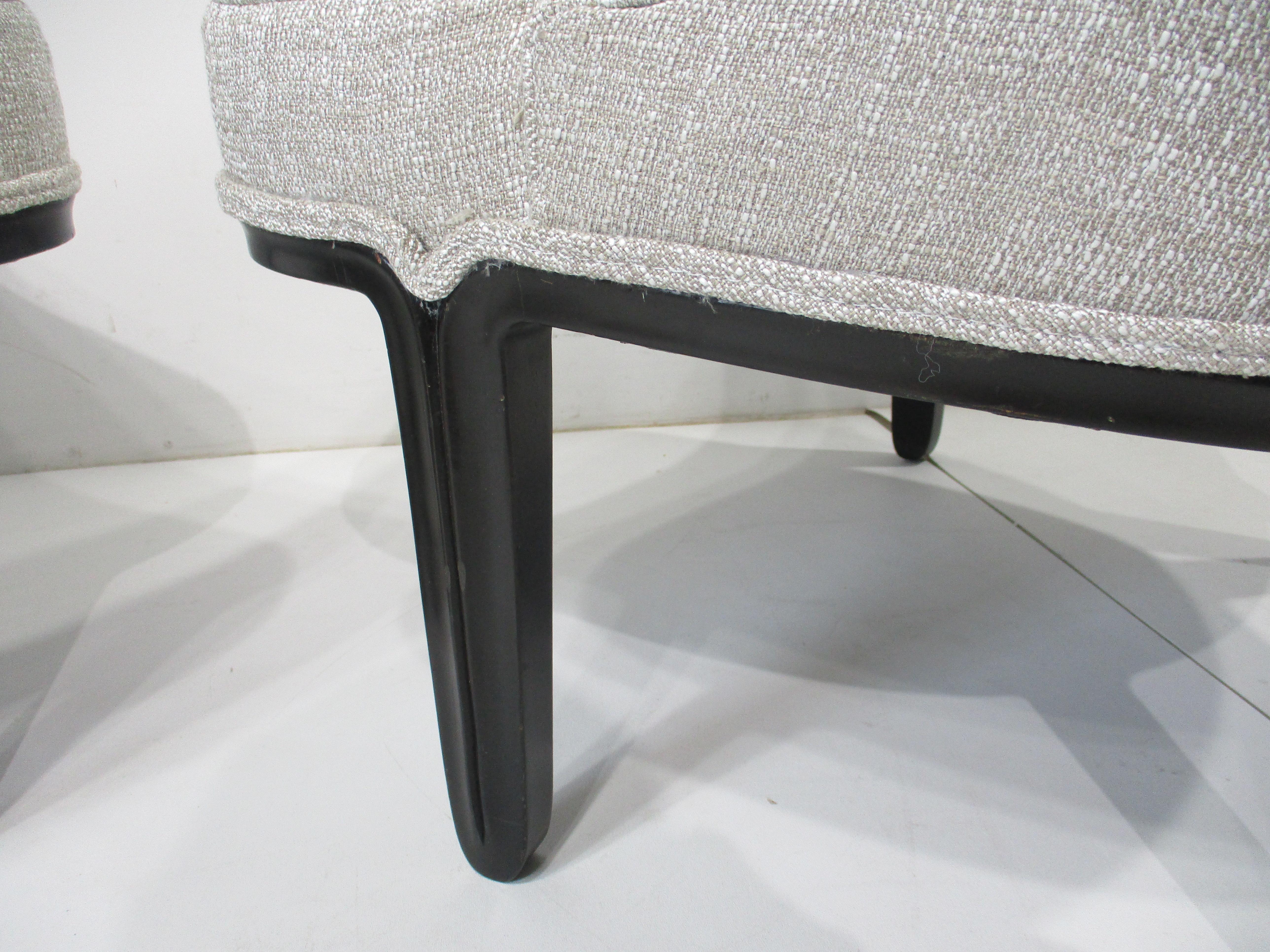 Dunbar Lounge Chairs by Edward Wormley for the Janus Collection 1