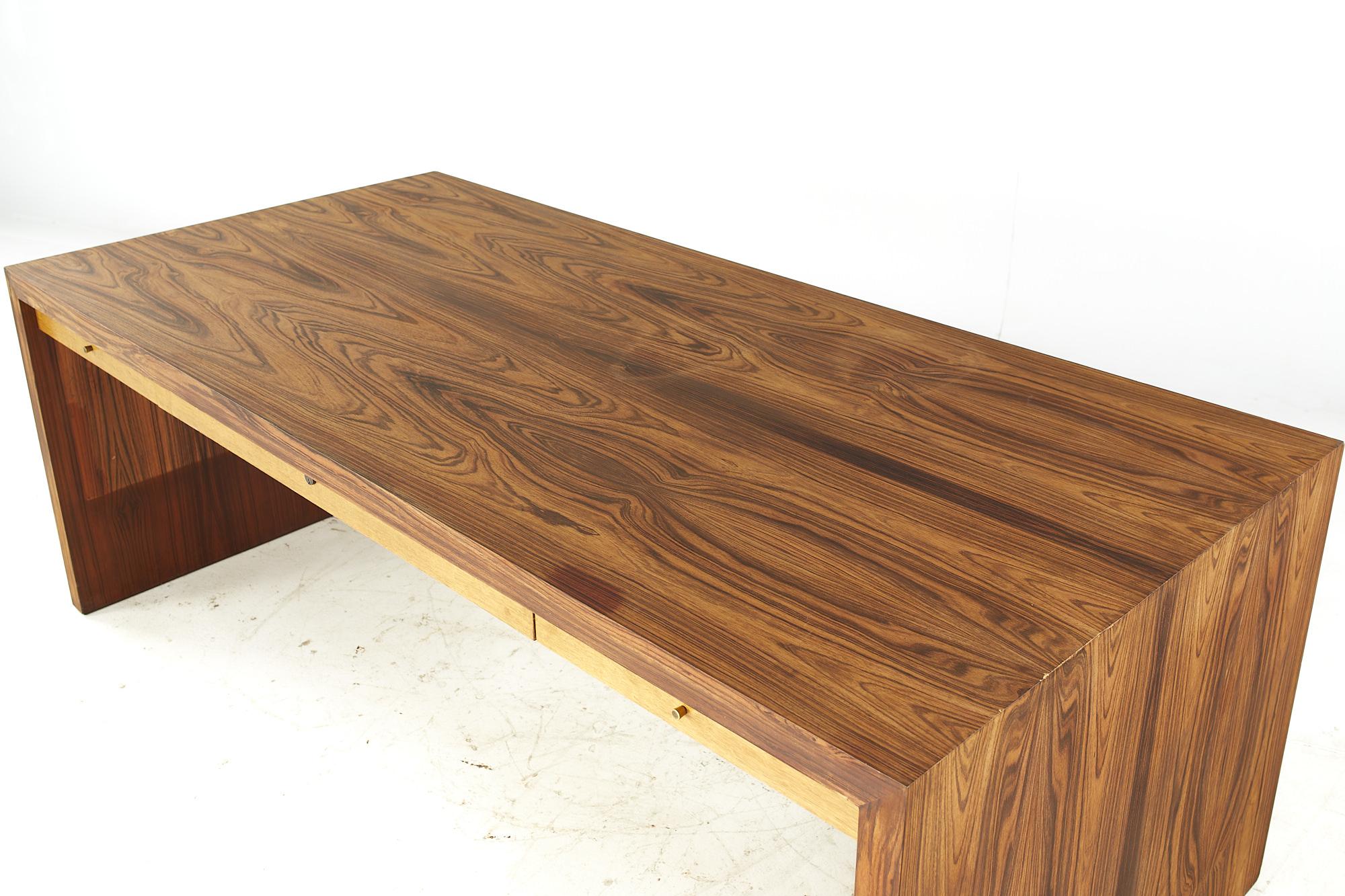 Dunbar Mid Century Brazilian Rosewood Desk For Sale at 1stDibs