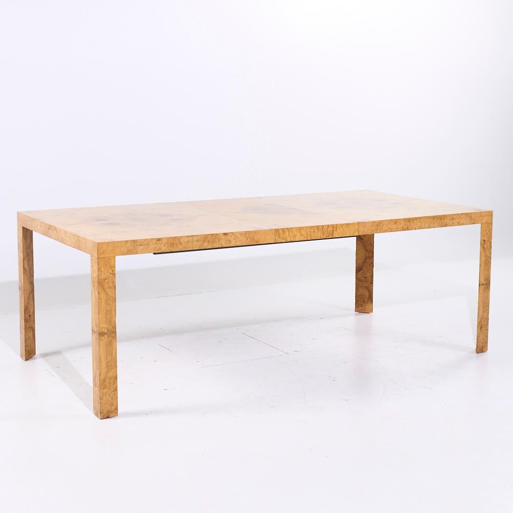 Dunbar Table de salle à manger en bois d'ébène du milieu du siècle avec 2 abattants en vente 4