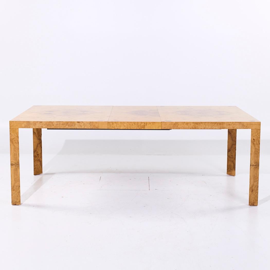 Dunbar Table de salle à manger en bois d'ébène du milieu du siècle avec 2 abattants en vente 5
