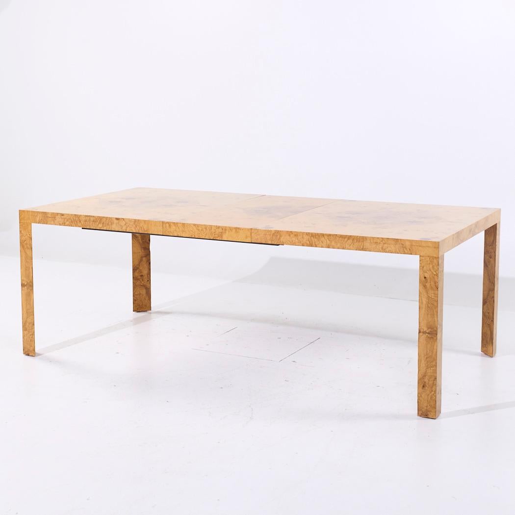 Dunbar Table de salle à manger en bois d'ébène du milieu du siècle avec 2 abattants en vente 6