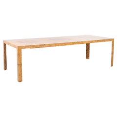 Dunbar Table de salle à manger en bois d'ébène du milieu du siècle avec 2 abattants