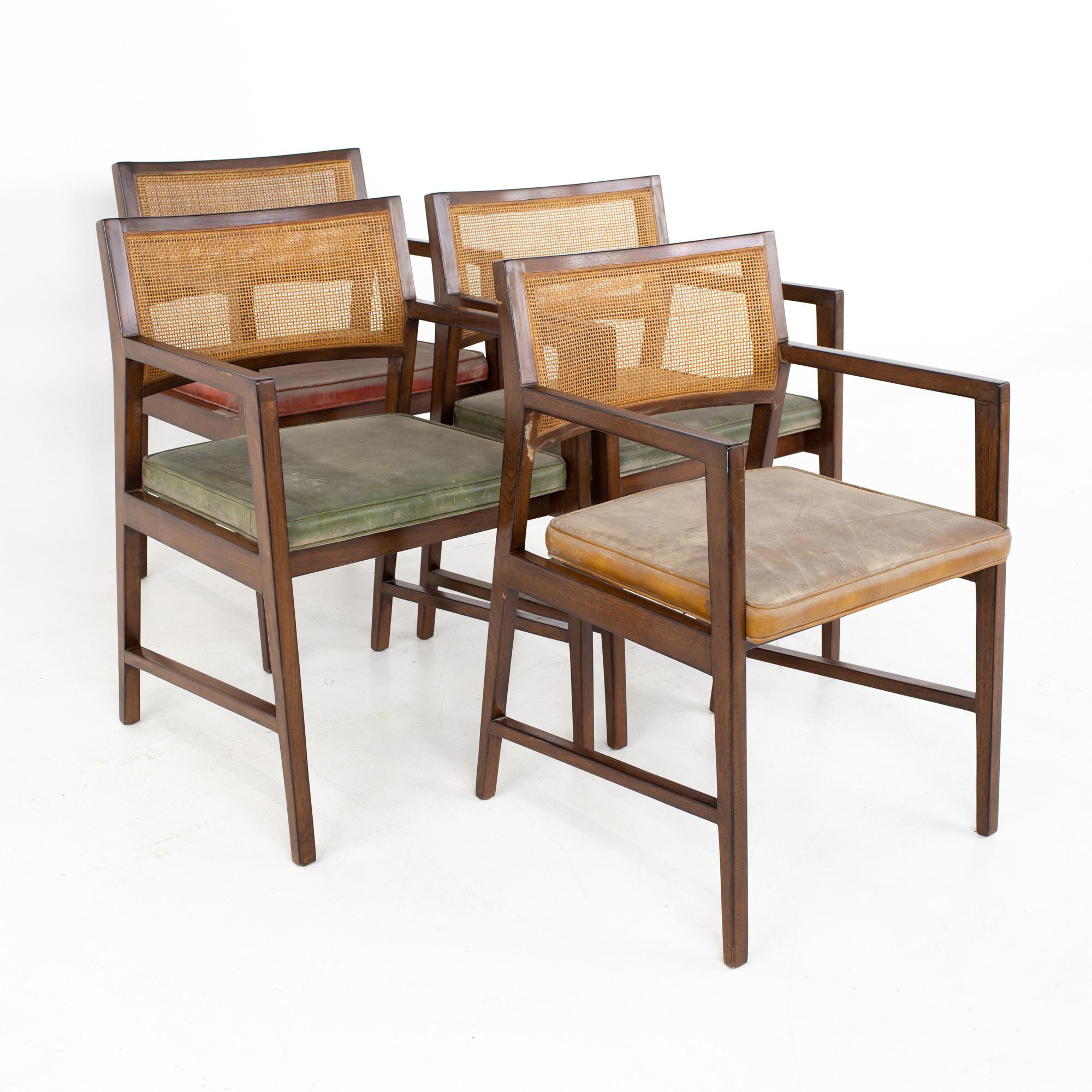 American Dunbar Mid Century Dining Chairs, Set of 8