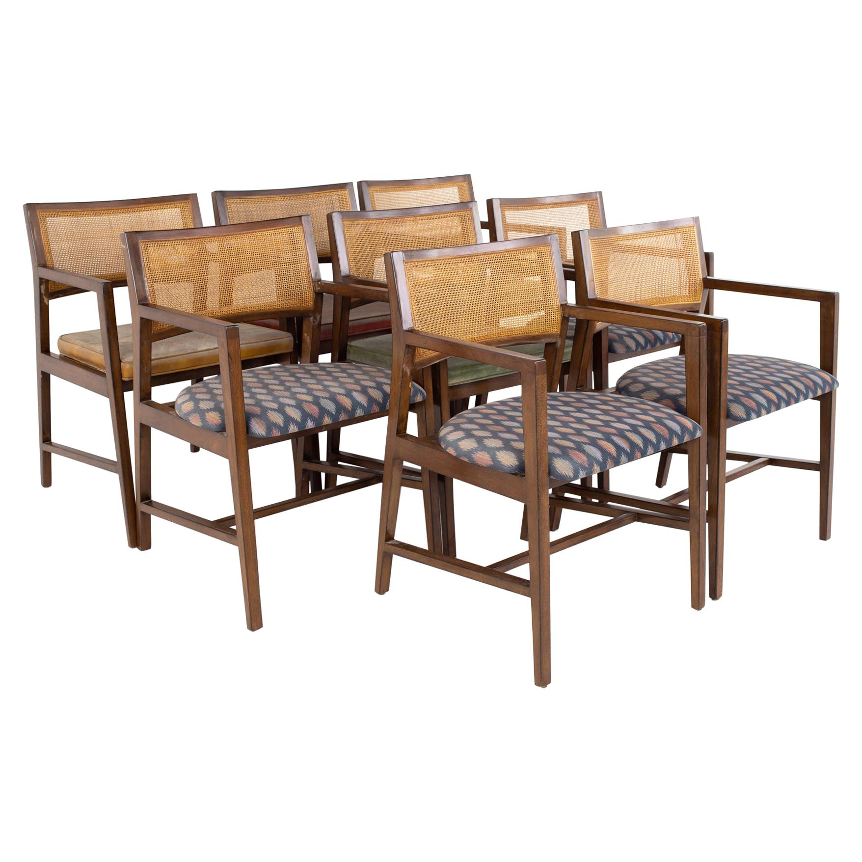 Dunbar Mid Century Dining Chairs, Set of 8