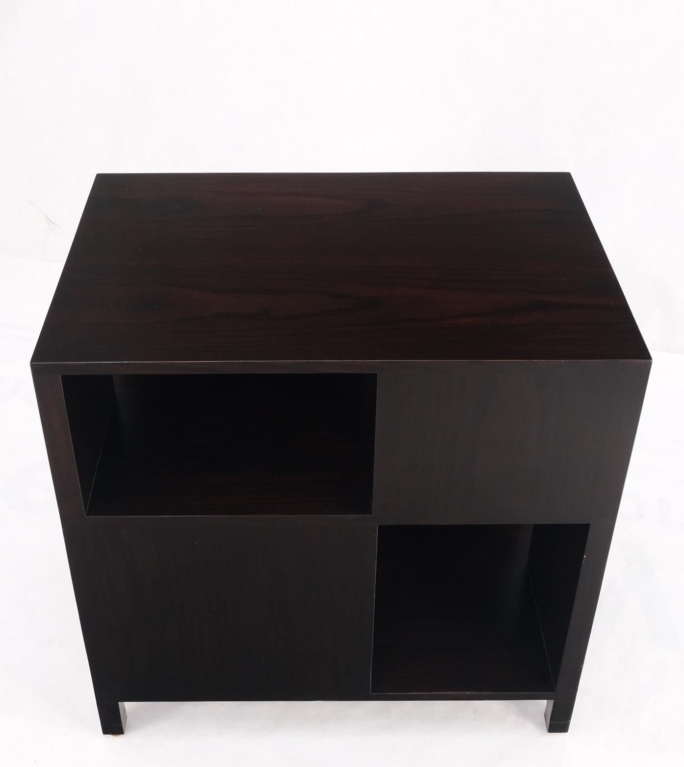 Dunbar Mid-Century Ebonised Walnut Checker Pattern Side End Table Stand Mint! For Sale 5