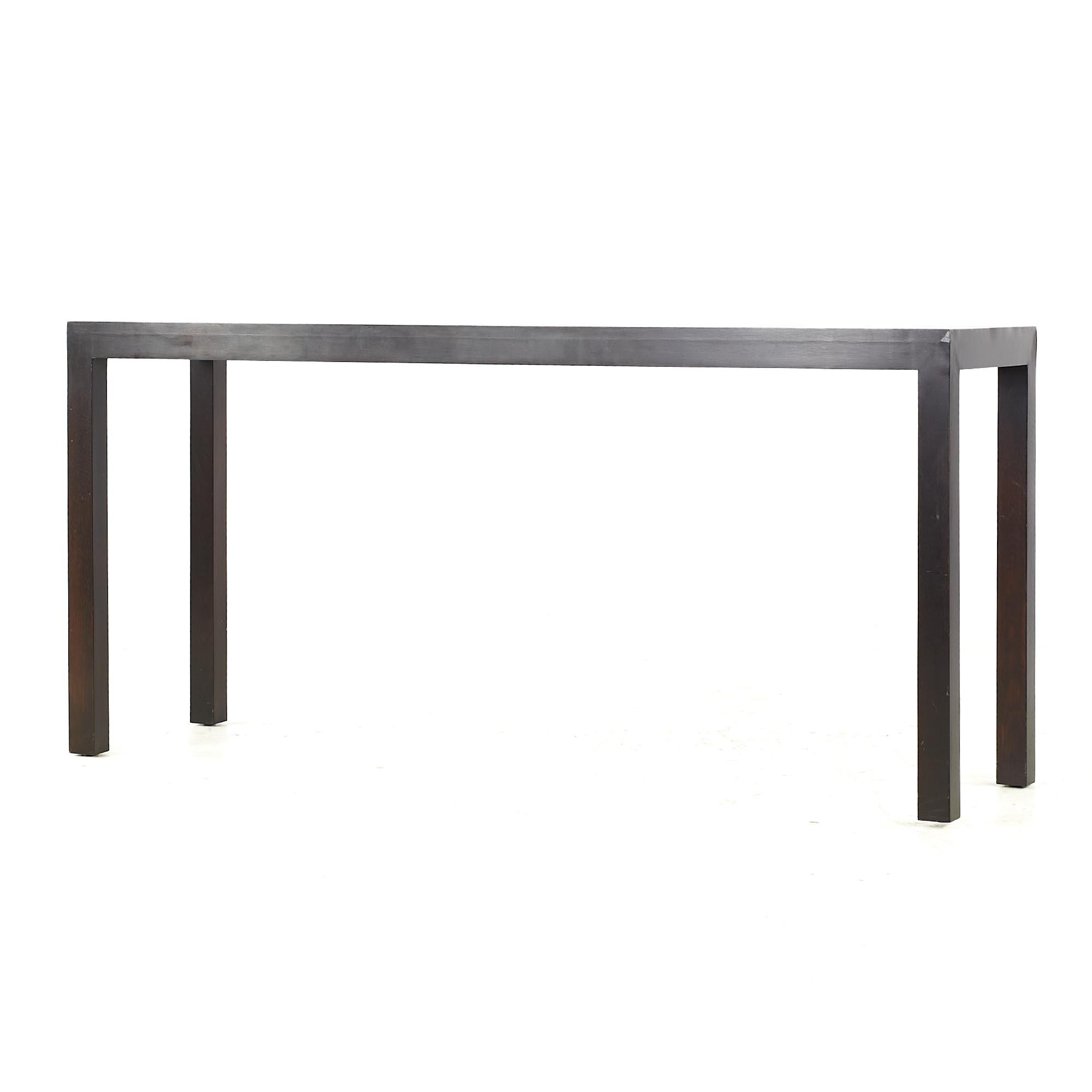 Mid-Century Modern Dunbar Midcentury Mahogany Console Table For Sale