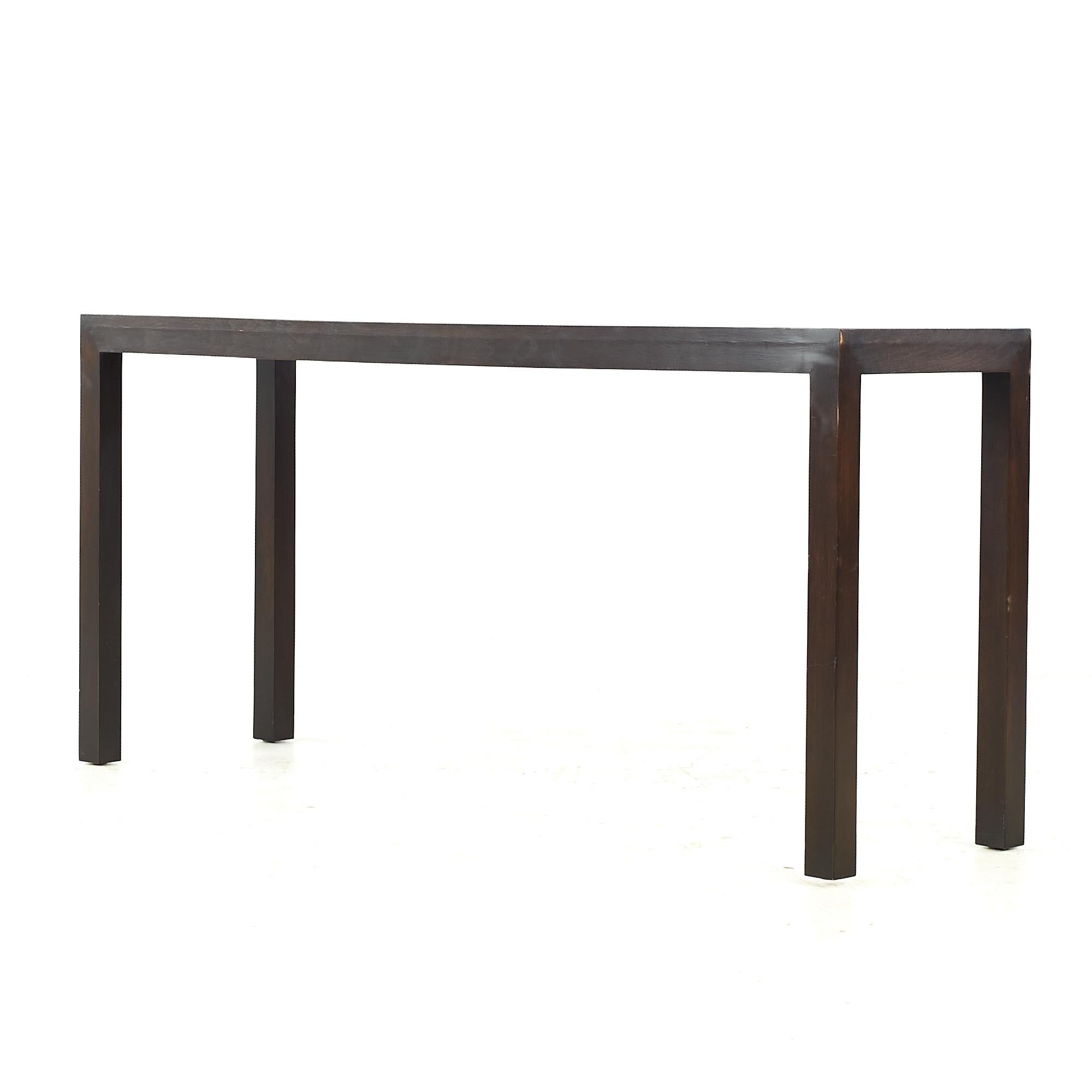 Dunbar Midcentury Mahogany Console Table For Sale 2