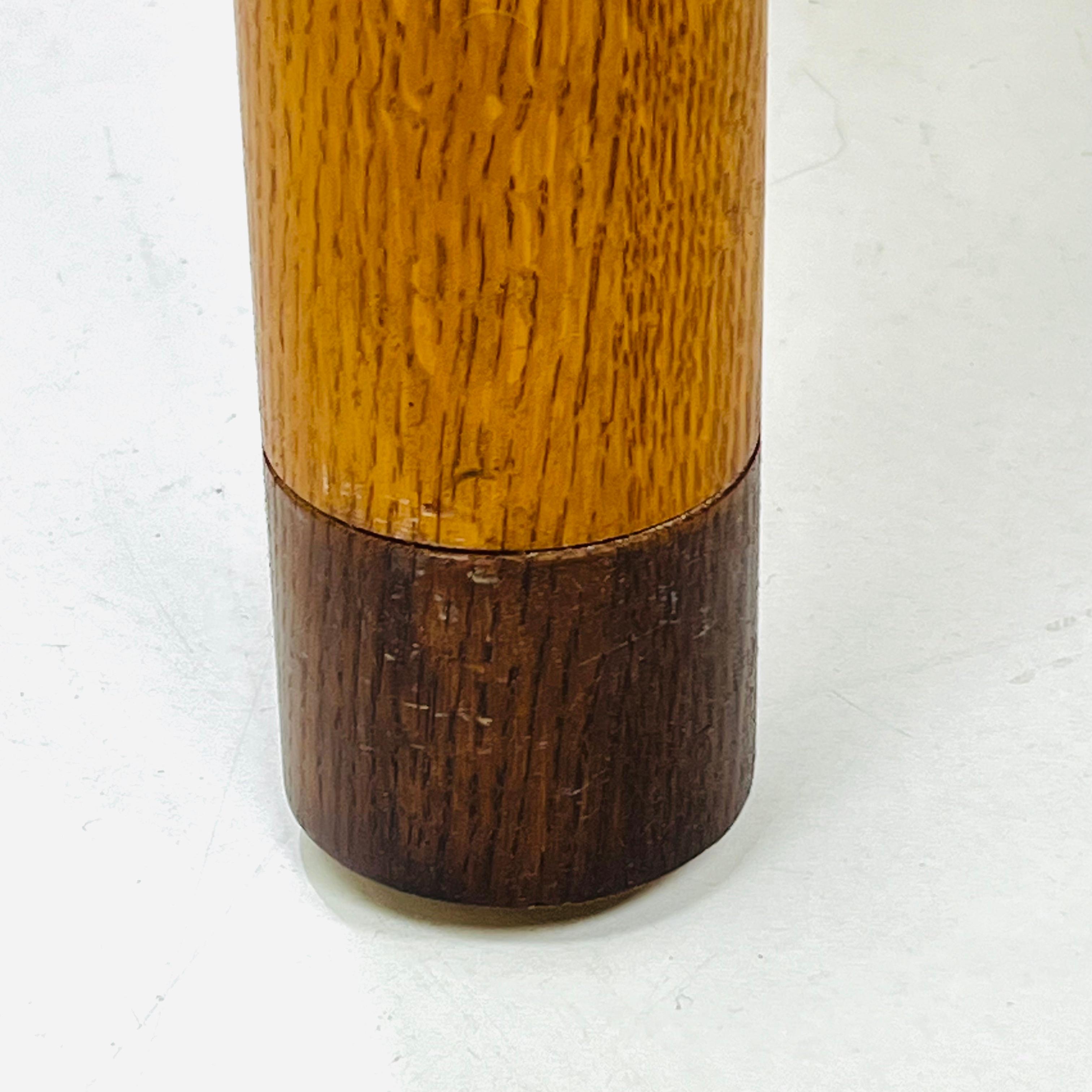 Late 20th Century Dunbar Mid-Century Modern Banded Oak & Rosewood Dining/Game Table For Sale