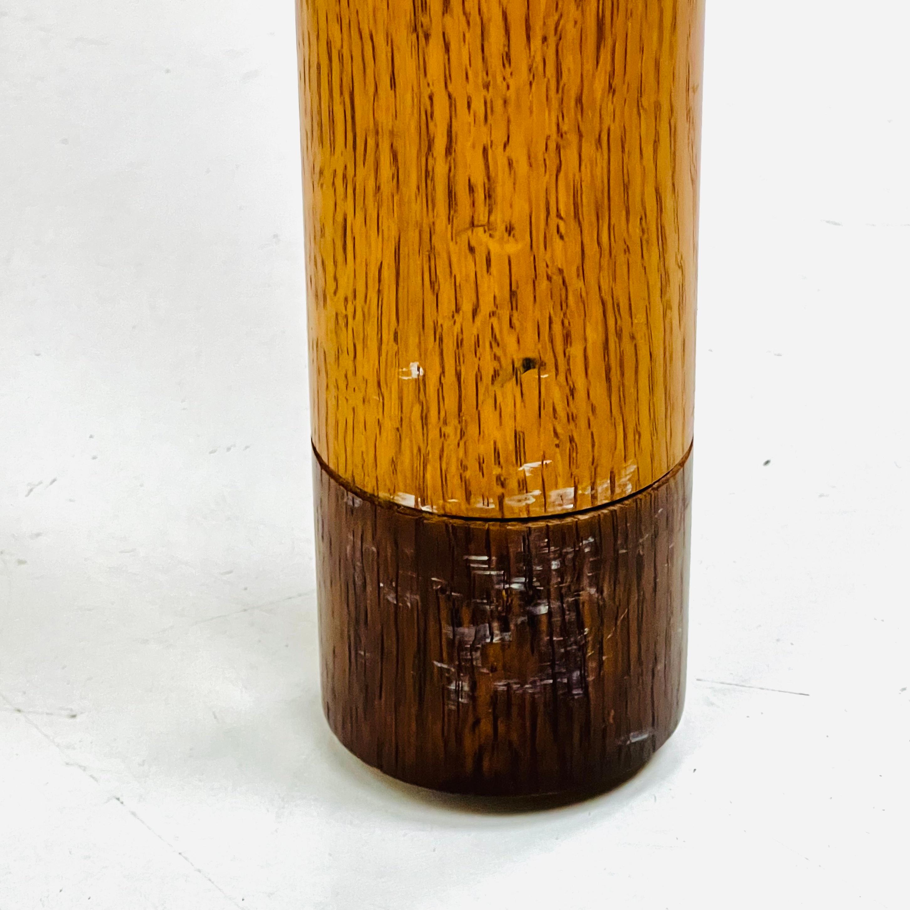 Dunbar Mid-Century Modern Banded Oak & Rosewood Dining/Game Table For Sale 1