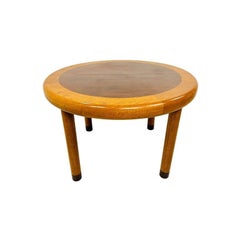 Dunbar Mid-Century Modern Banded Oak & Rosewood Dining/Game Table