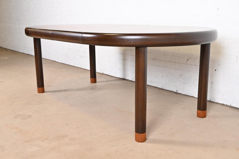 Dunbar Mid-Century Modern Rosewood Extension Dining Table, Newly