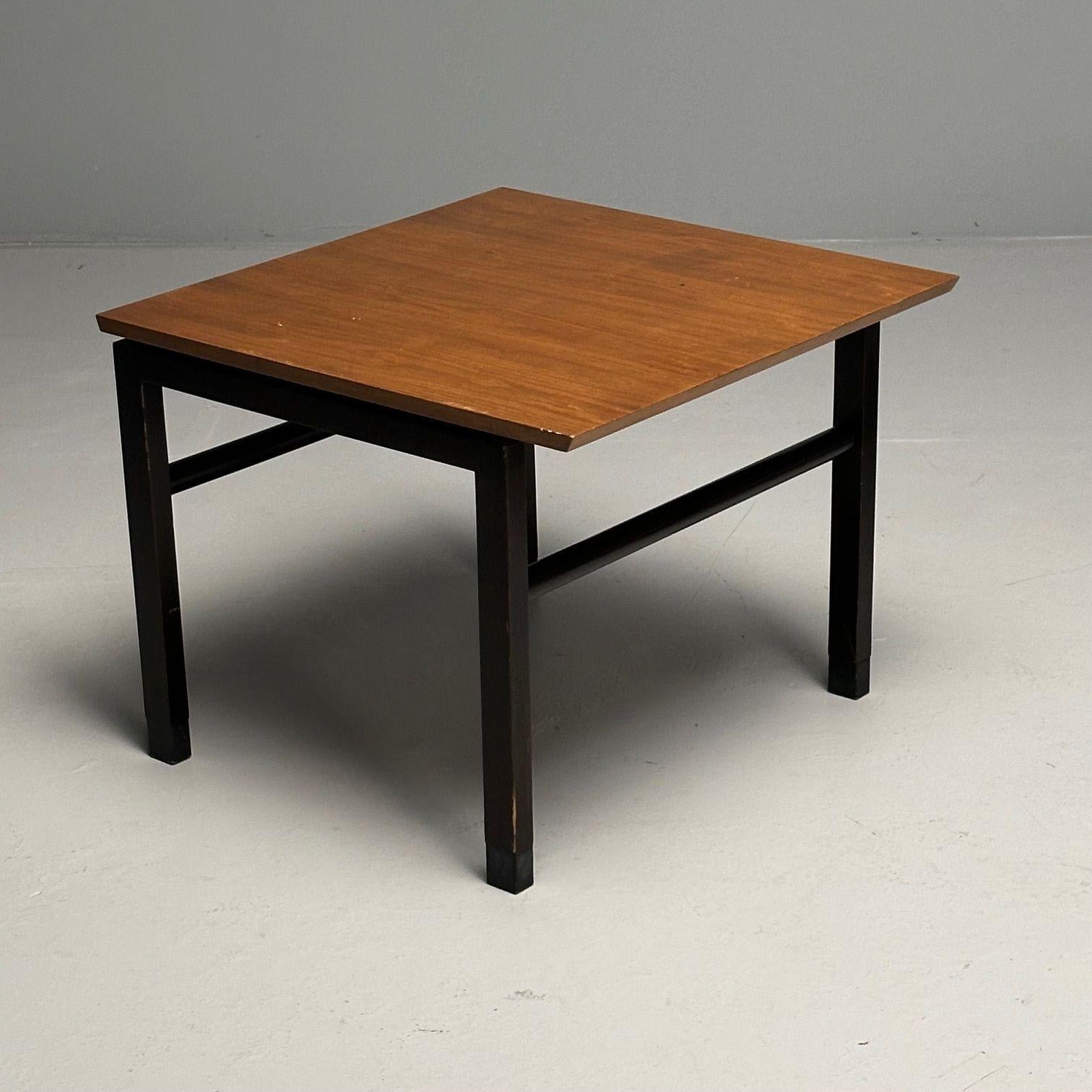 Dunbar, Mid-Century Modern, Tables d'appoint, métal, noyer, USA, 1970 en vente 5