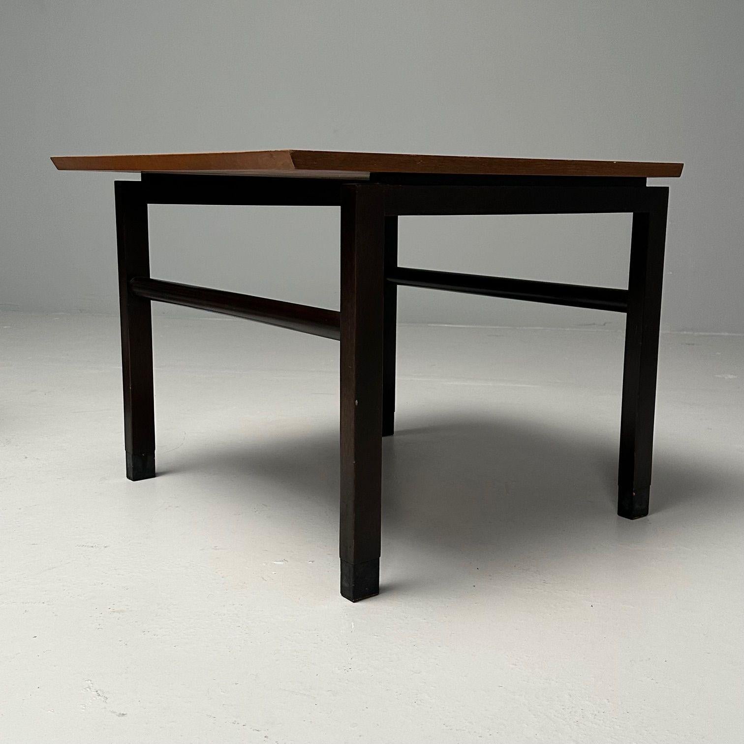 Dunbar, Mid-Century Modern, Tables d'appoint, métal, noyer, USA, 1970 en vente 2