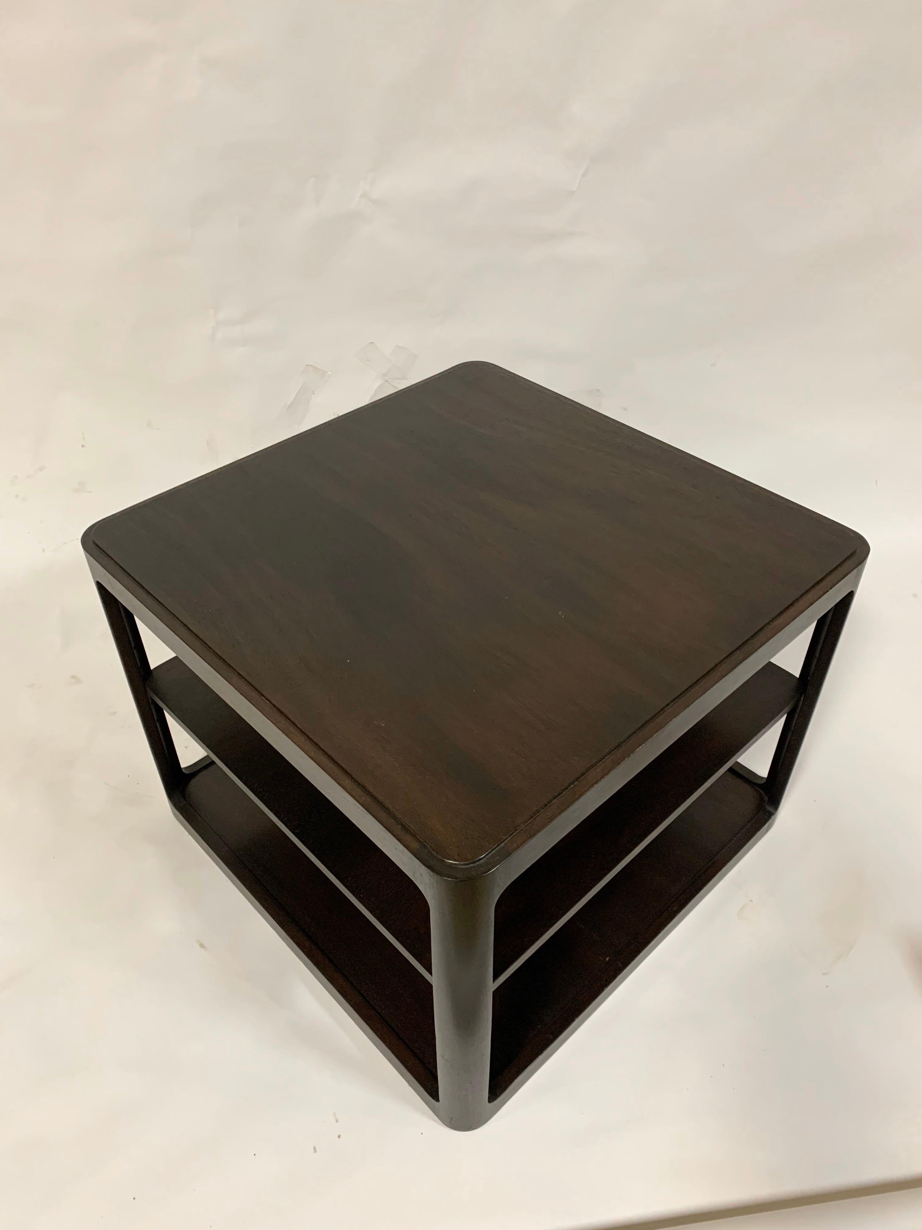 Late 20th Century Dunbar Edward Wormley Midcentury Square End Table