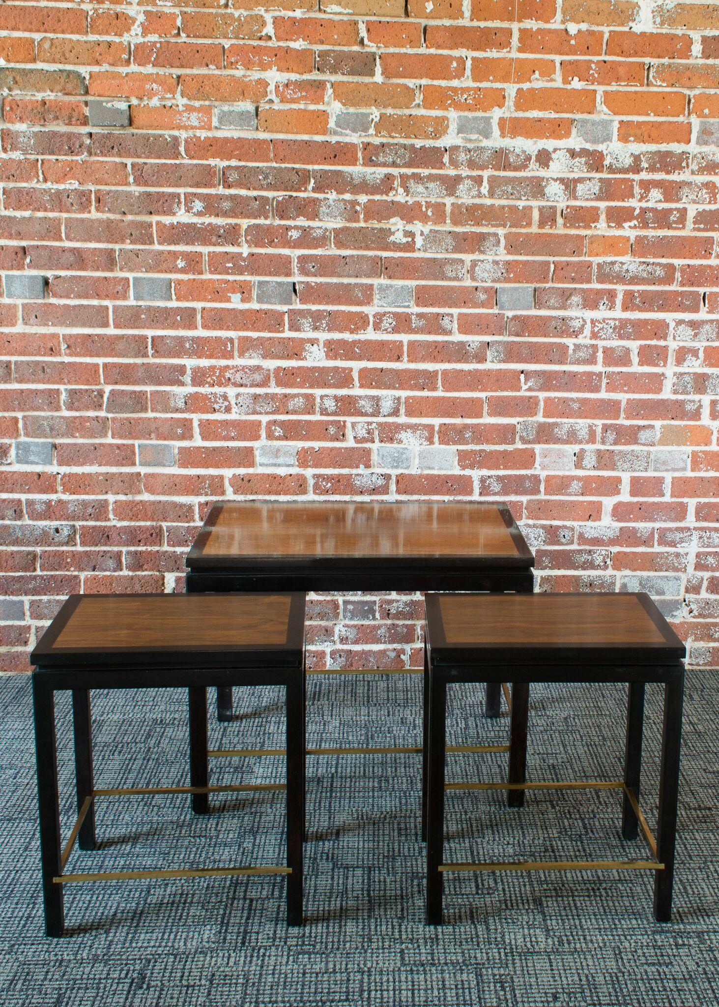 Dunbar Nesting Tables by Edward Wormley In Good Condition For Sale In Denver, CO