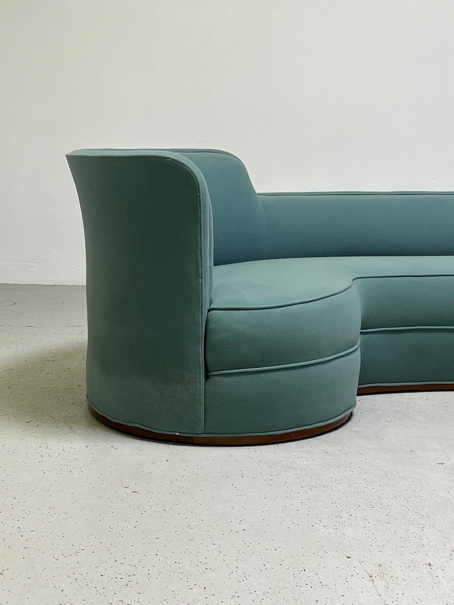 Fabric Dunbar Oasis Sofa by Edward Wormley