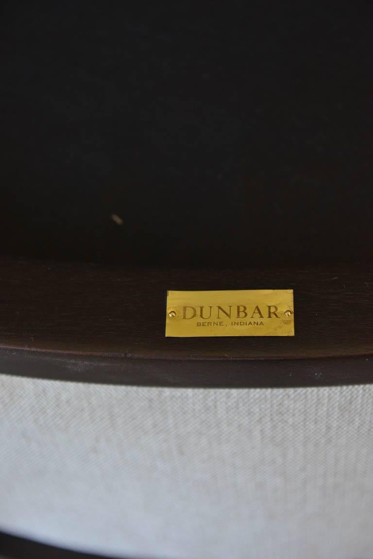 Fabric Dunbar Open Frame Lounge or Armchair, circa 1960 For Sale