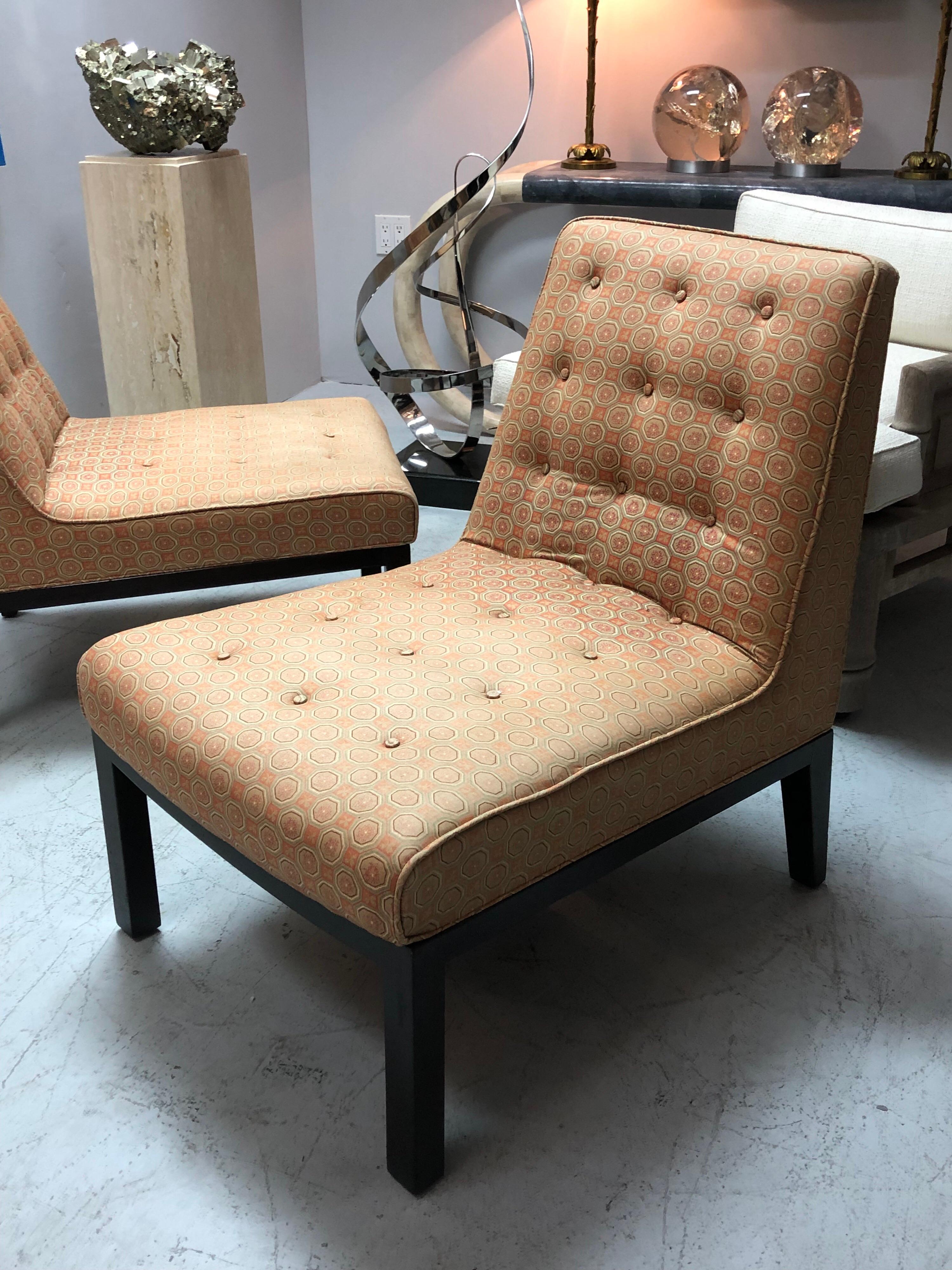 Dunbar Pair of Edward Wormley Lounge Chairs 2