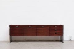 Dunbar Anrichte aus Palisanderholz und Chrom von Roger Sprunger