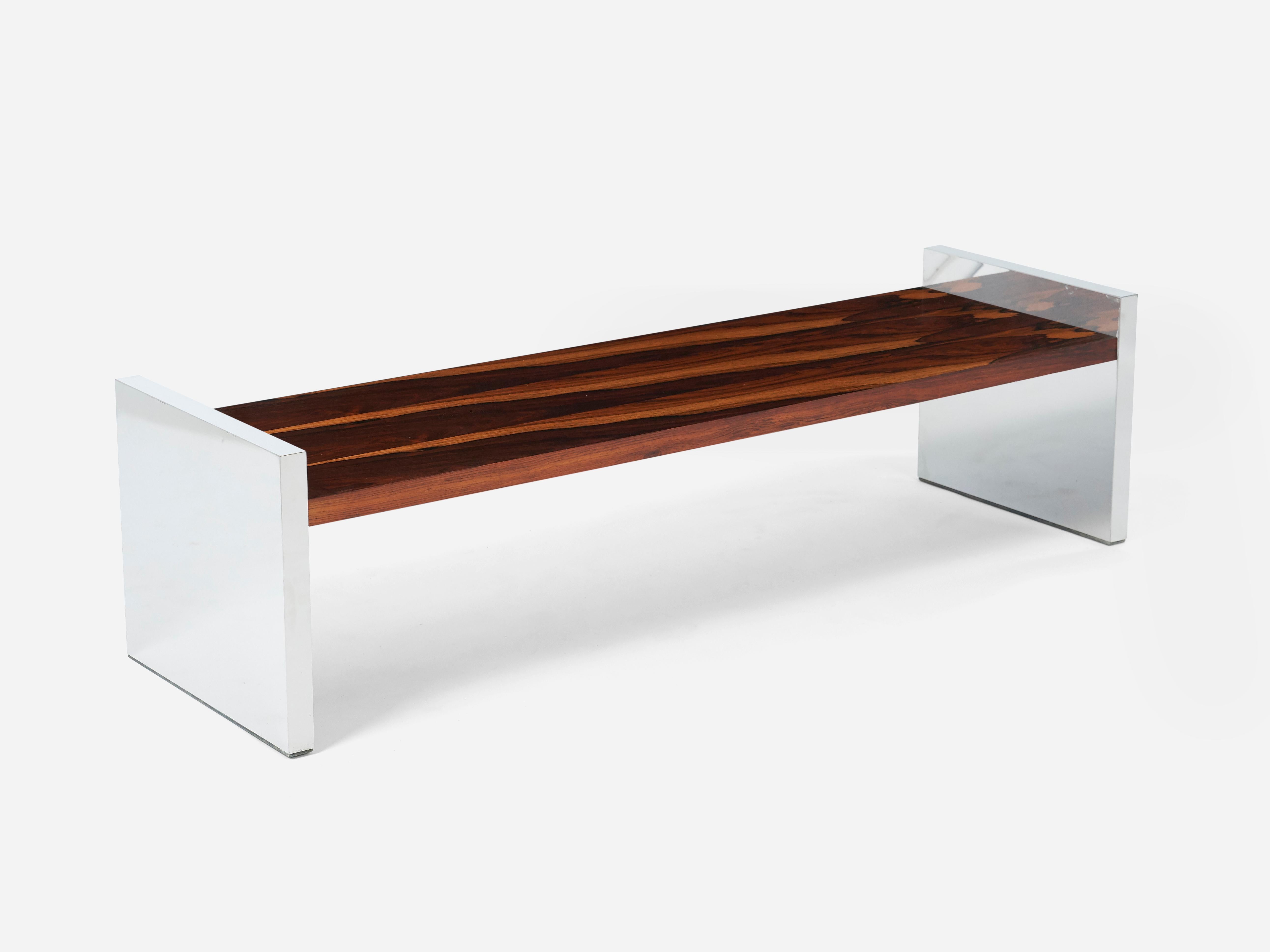 Mid-Century Modern Dunbar Rosewood Bench, Edward Wormley