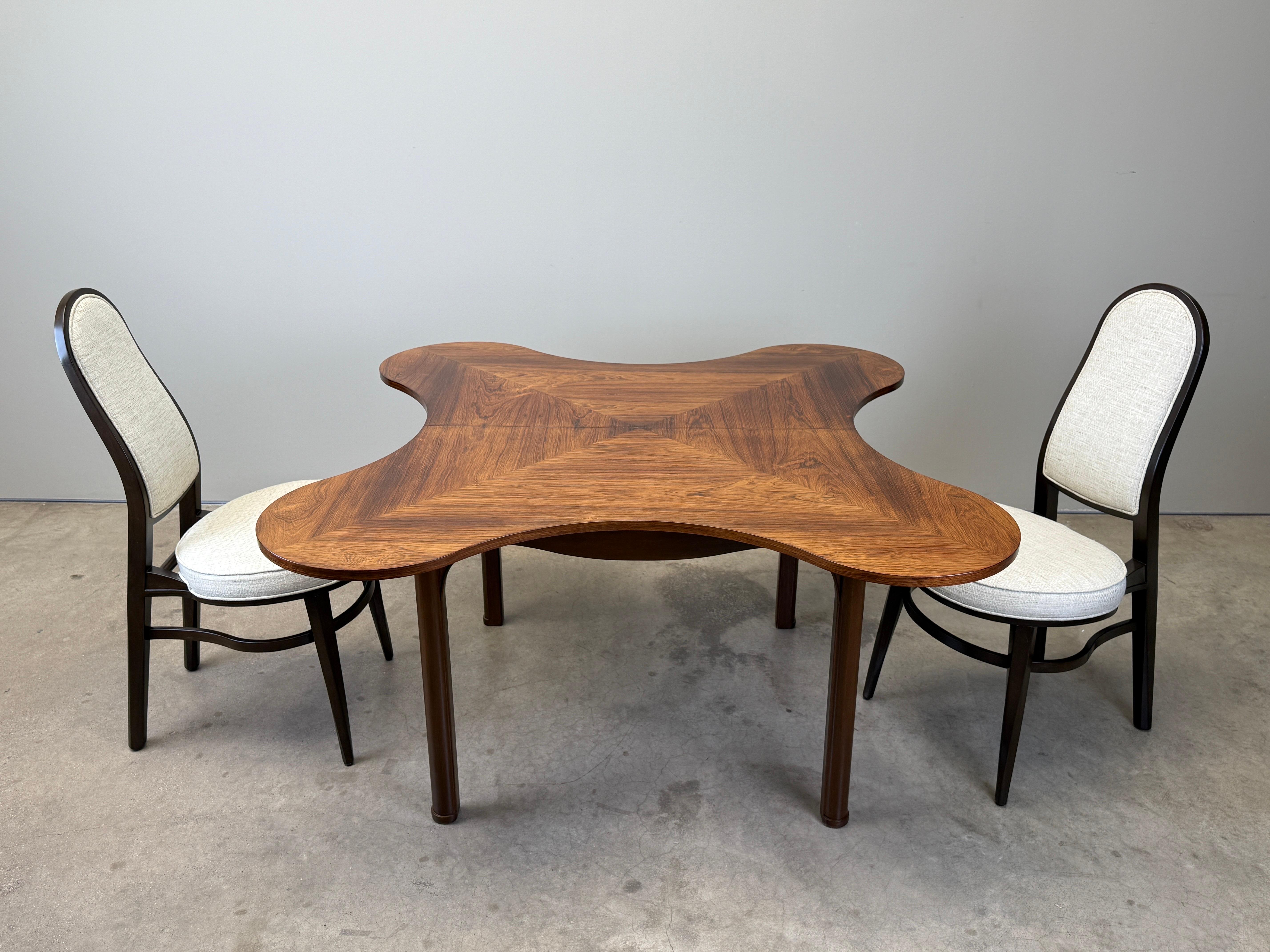 Consola / Mesa de Juegos Dunbar Rosewood Flip Top Clover en venta 13