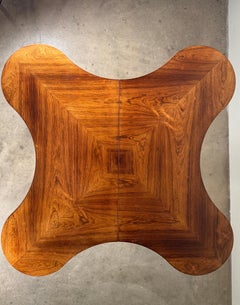 Dunbar Rosewood Flip Top Clover Console / Game Table