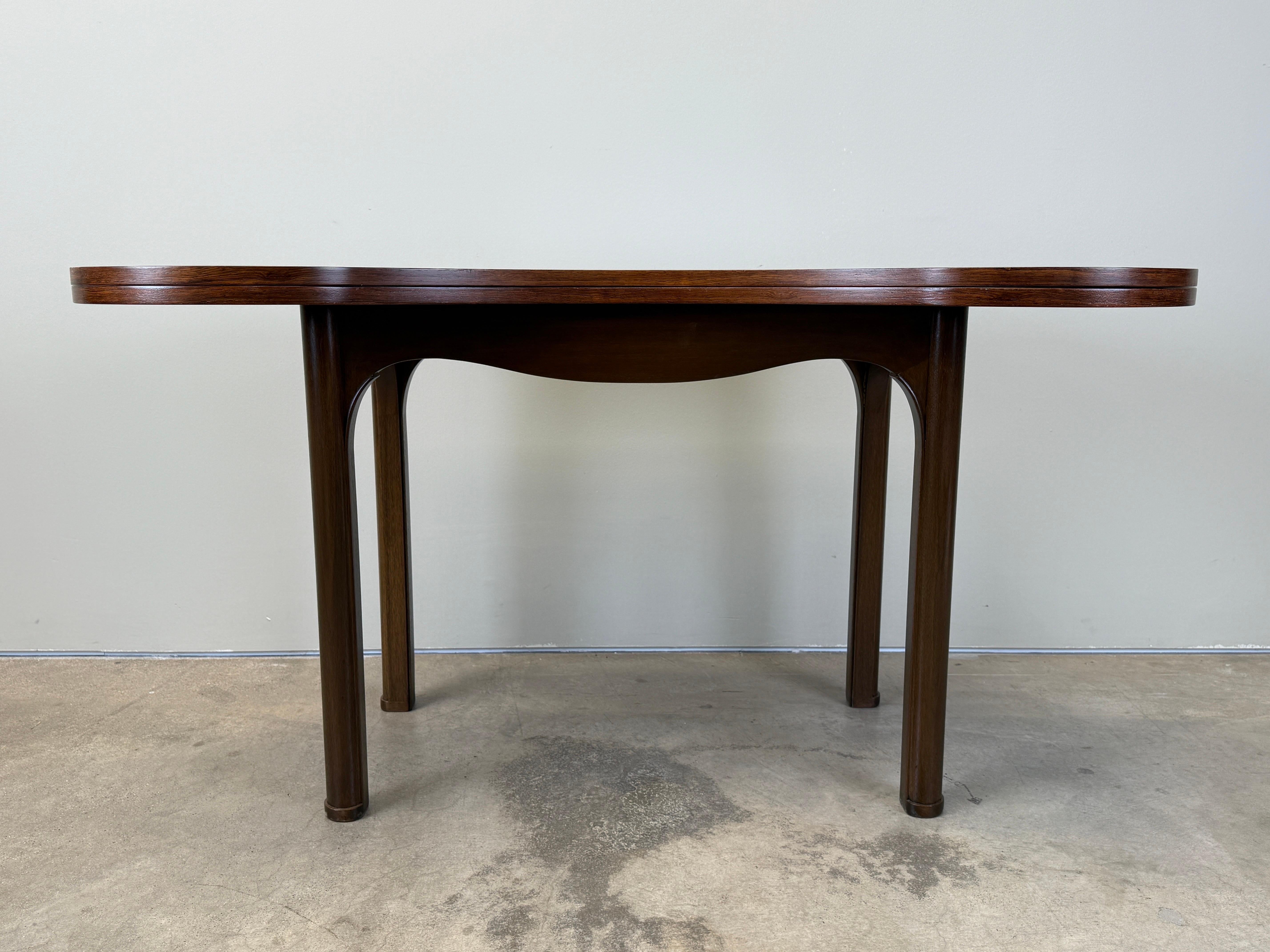 Consola / Mesa de Juegos Dunbar Rosewood Flip Top Clover en venta 15