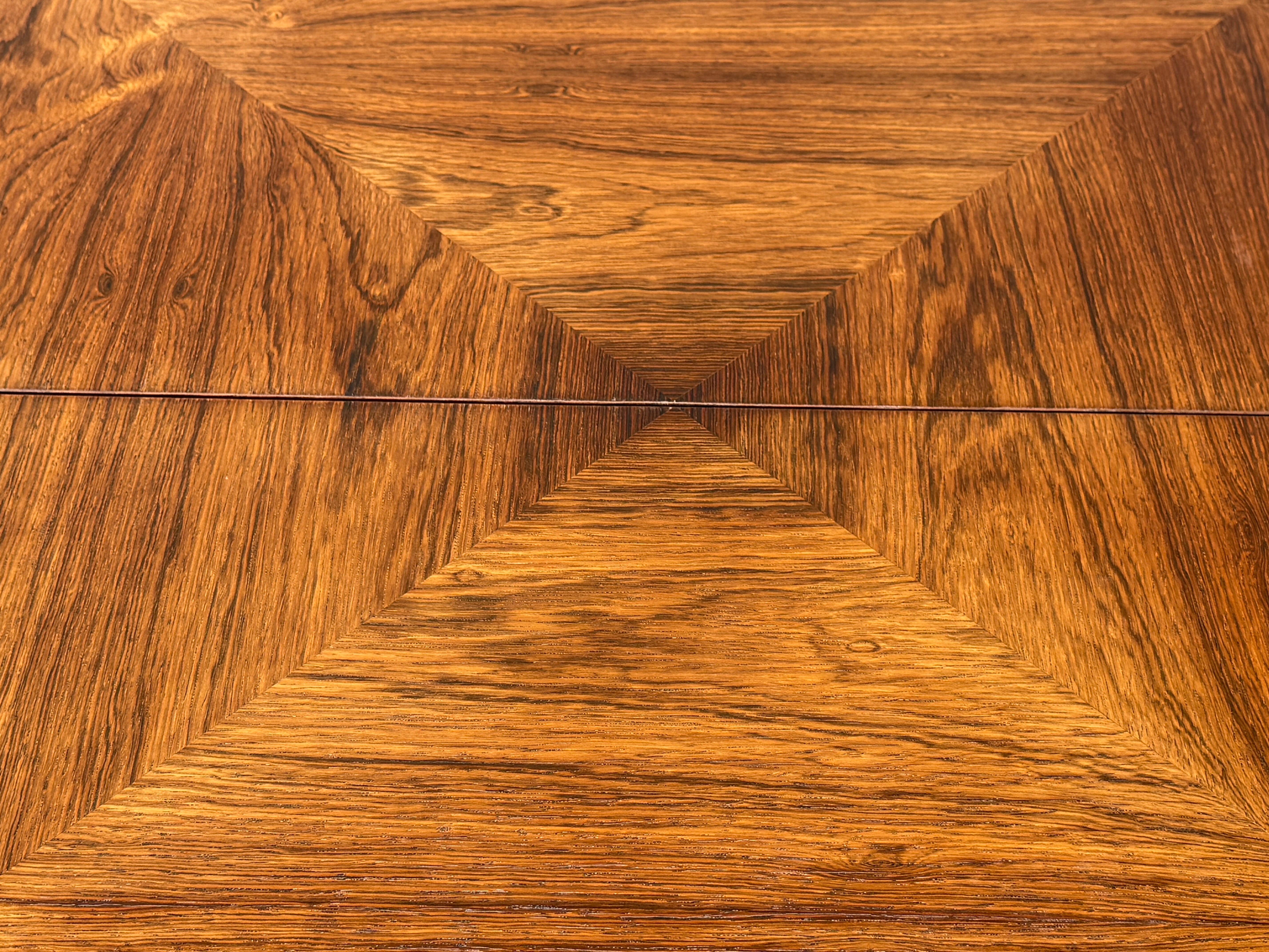 Consola / Mesa de Juegos Dunbar Rosewood Flip Top Clover en venta 3