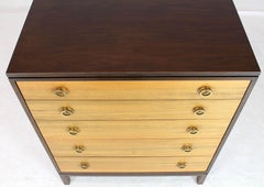 Dunbar Rosewood High Chest with Brass Ring Drop Pulls