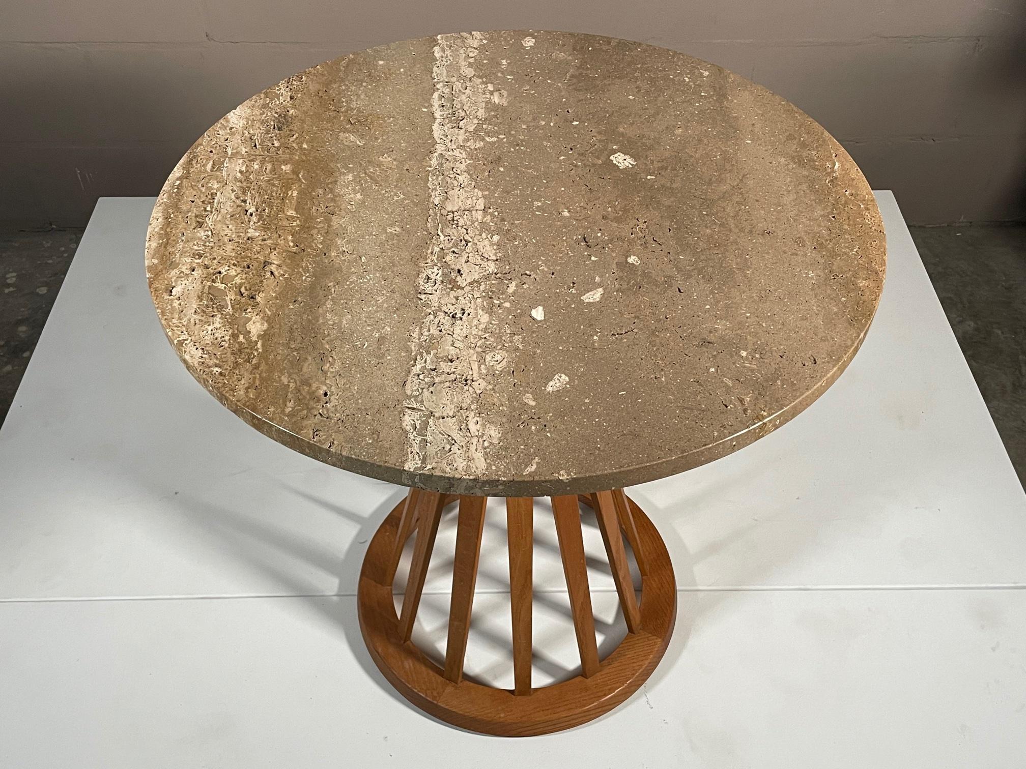 Mid-Century Modern Dunbar Sheaf of Wheat Pedestal Table