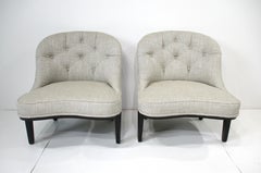 Dunbar Slipper Chairs by Edward Wormley for the Janus Collection