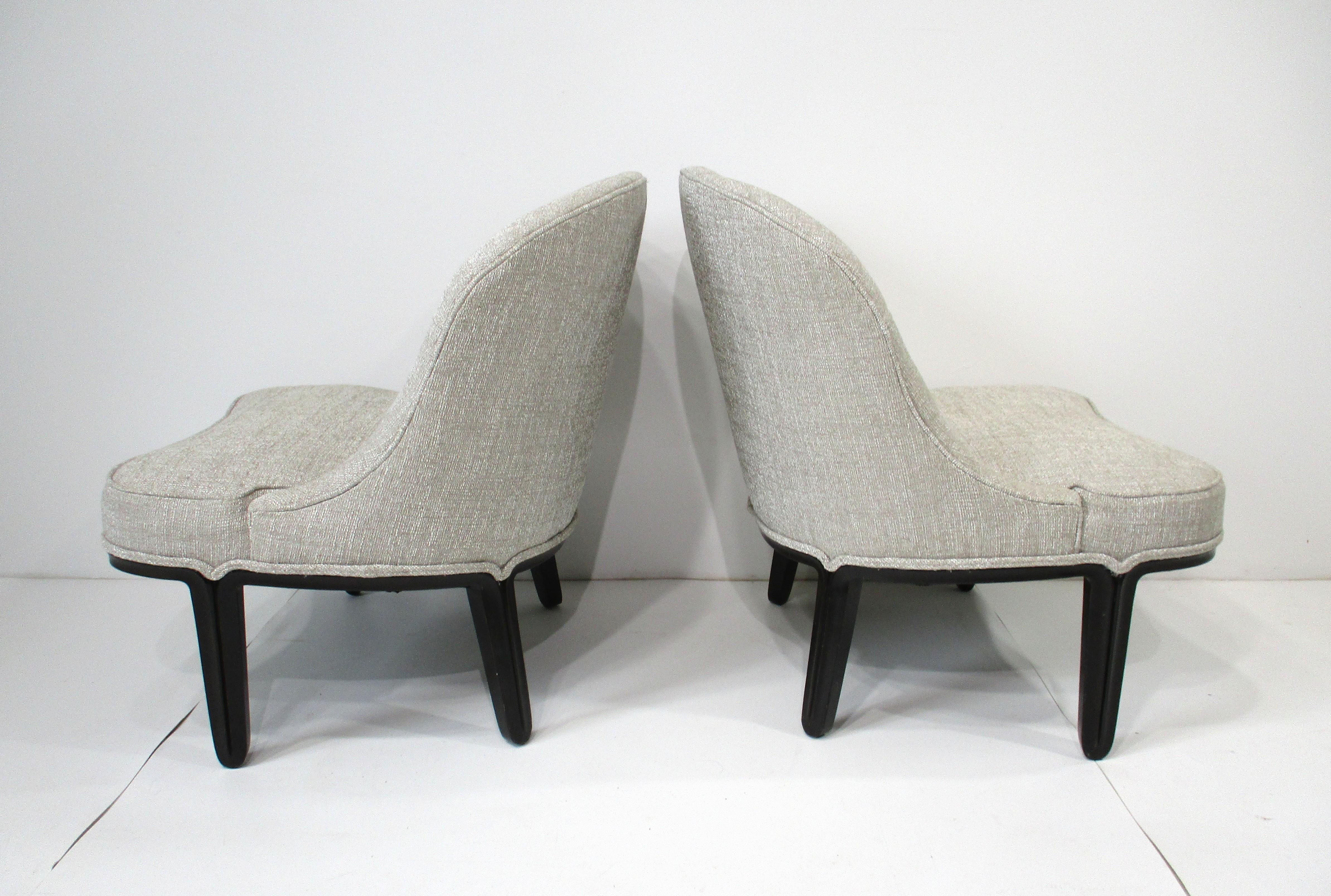 Sillones Dunbar de Edward Wormley para la Colección Janus Moderno de mediados de siglo en venta