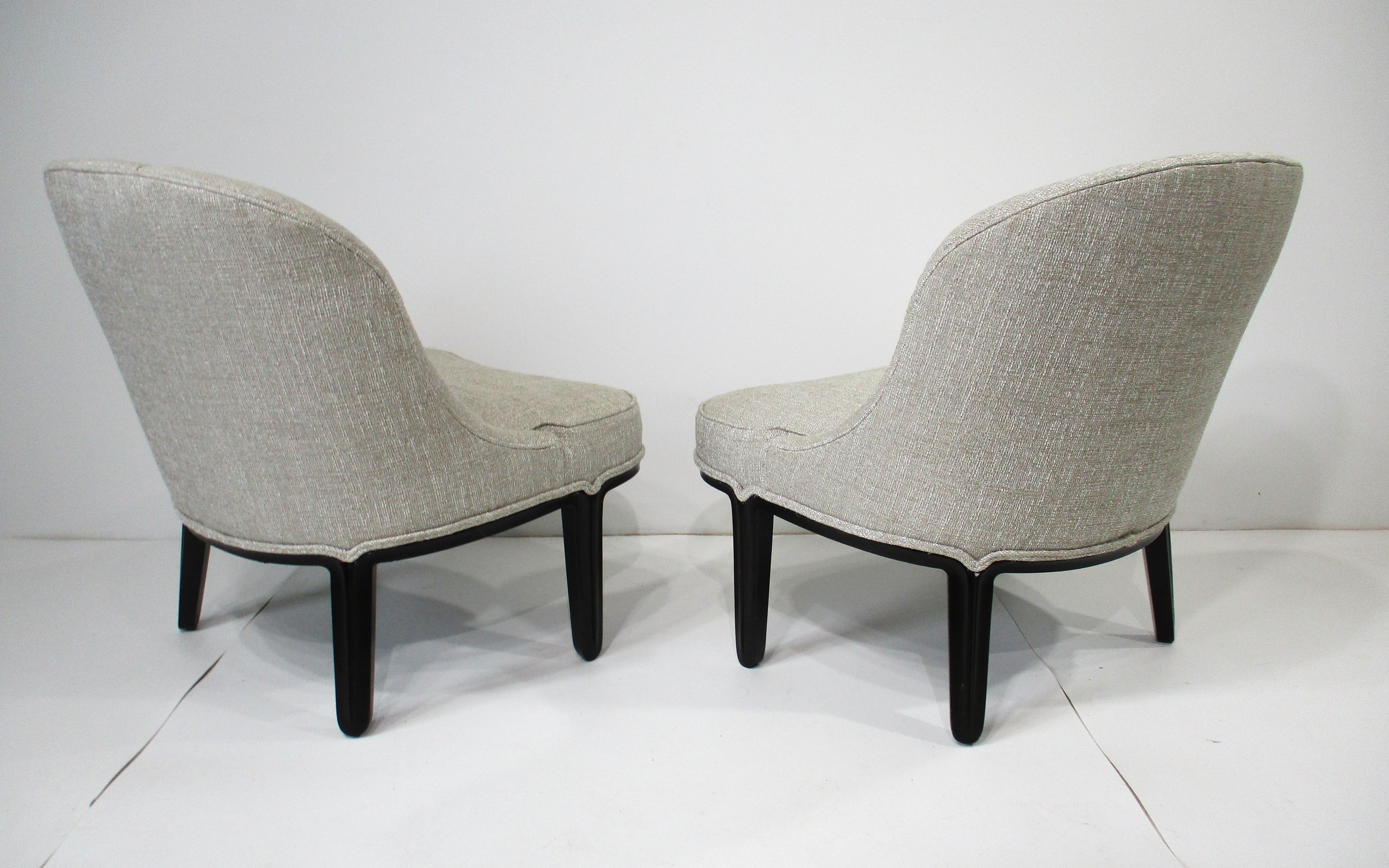 Sillones Dunbar de Edward Wormley para la Colección Janus siglo XX en venta