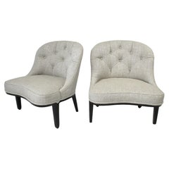 Dunbar Slipper Chairs by Edward Wormley for the Janus Collection