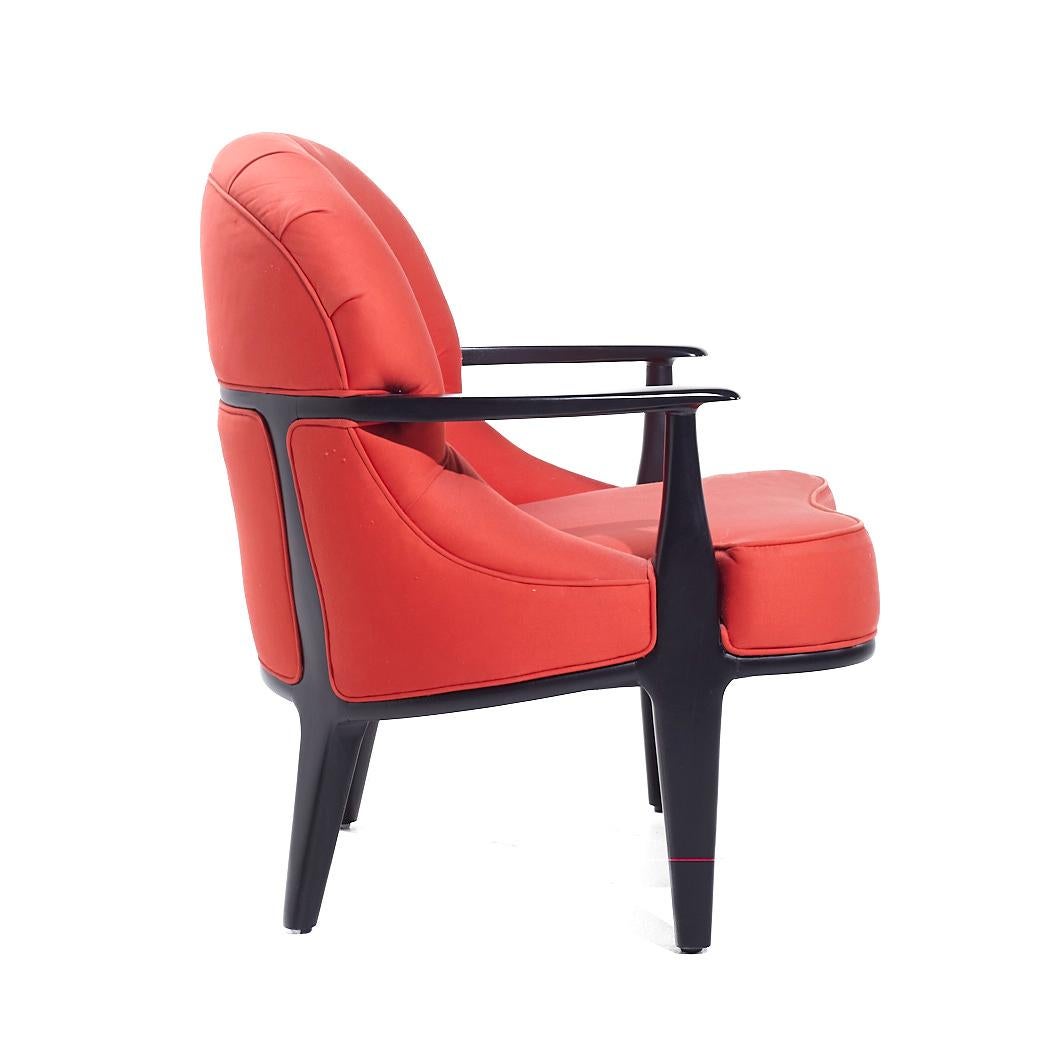 Silla de salón estilo Dunbar Janus Mid Century Tapicería en venta