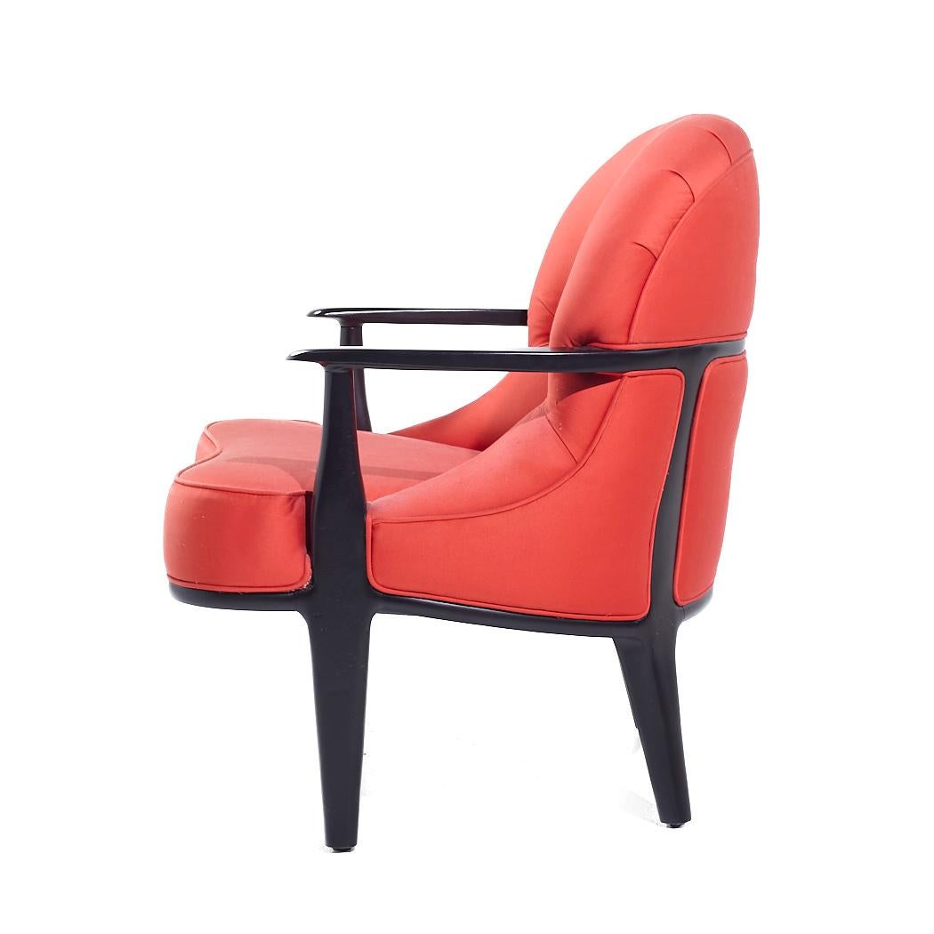 Silla de salón estilo Dunbar Janus Mid Century en venta 1