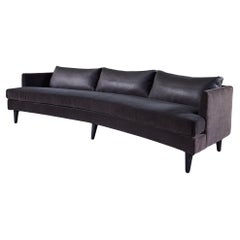 Dunbar Style Mohair Curved Sofa