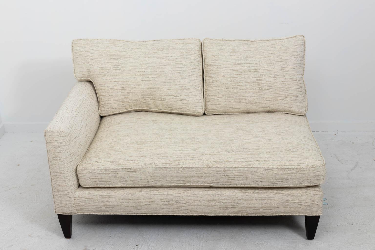 American Dunbar Style Straight Arm Sofa For Sale