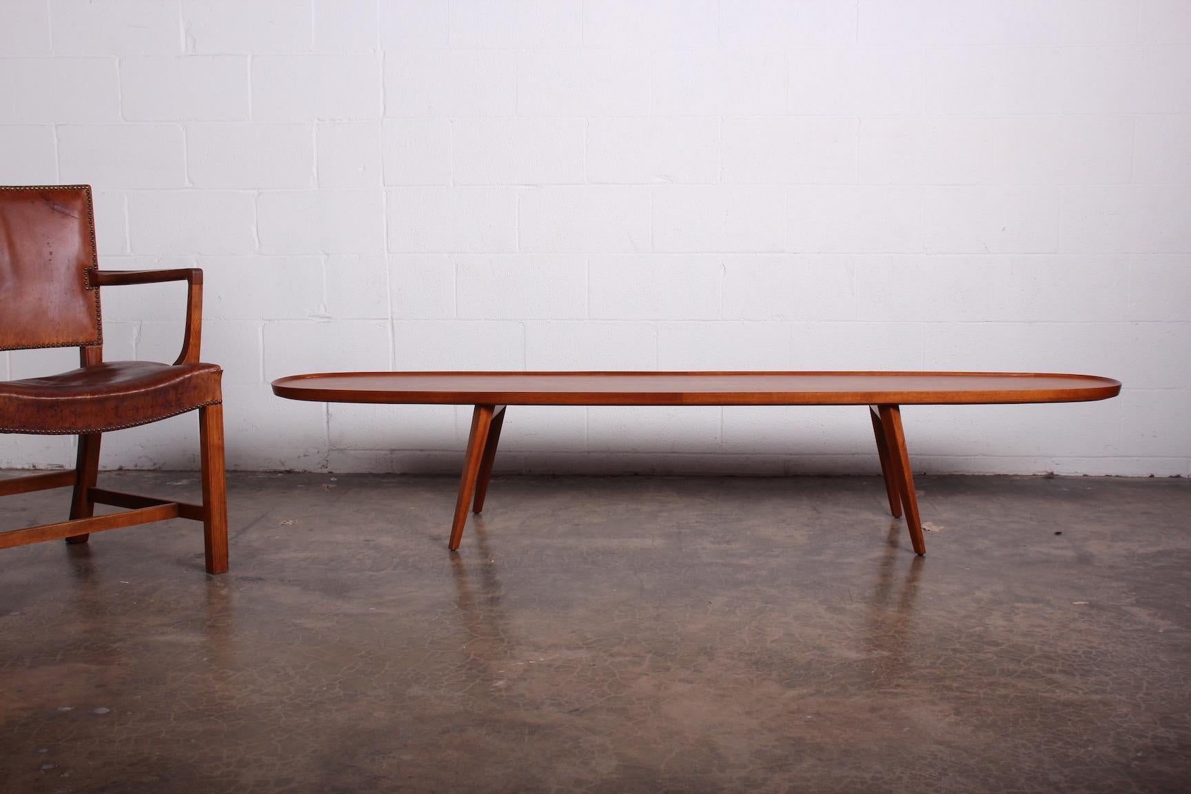 Dunbar Surfboard Coffee Table by Edward Wormley 6